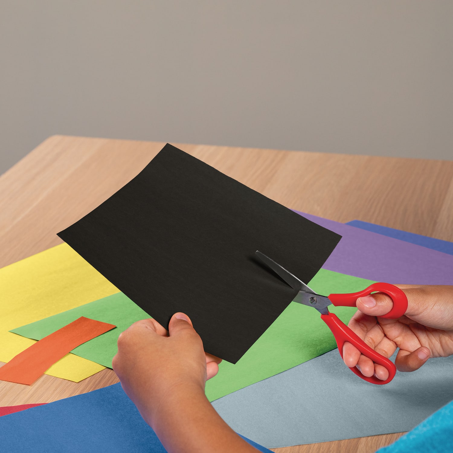 Prang Construction Paper, Medium Weight, 12in x 18in, Black, 50 Sheets Per Pack, Set Of 5 Packs - Image 5