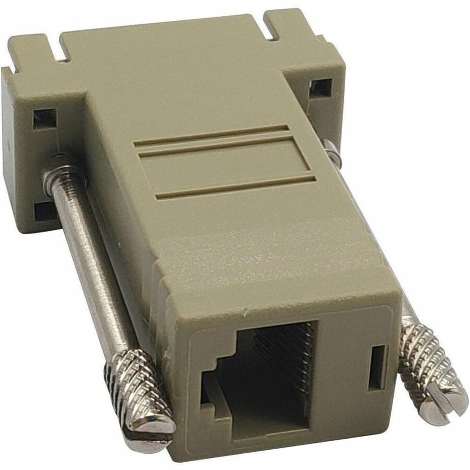 Eaton Tripp Lite Series Modular Serial Adapter Crossover Wiring (DB9 F to RJ45 F) - 1 x 9-pin DB-9 Serial Female - 1 x RJ-45 Network Female - Beige - Image 3