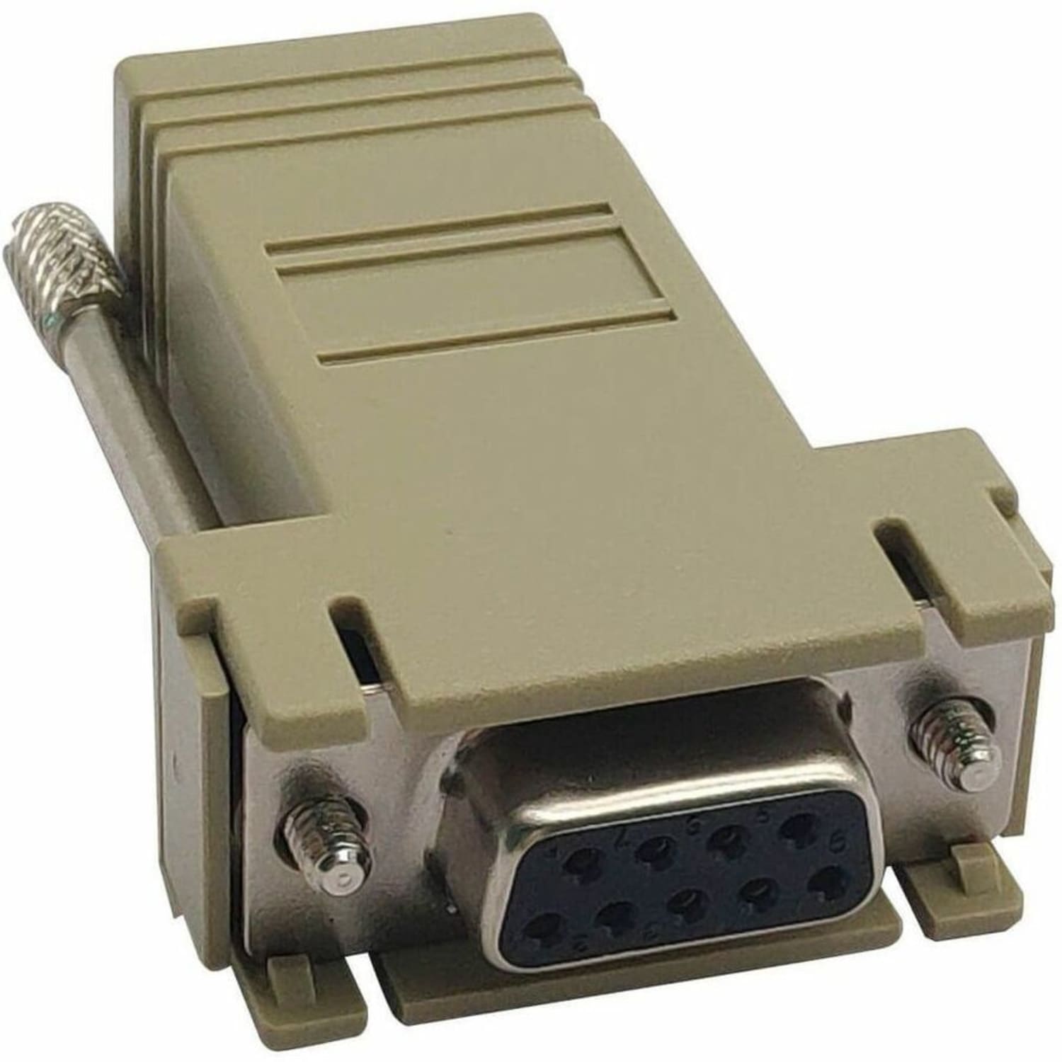 Eaton Tripp Lite Series Modular Serial Adapter Crossover Wiring (DB9 F to RJ45 F) - 1 x 9-pin DB-9 Serial Female - 1 x RJ-45 Network Female - Beige - Image 4