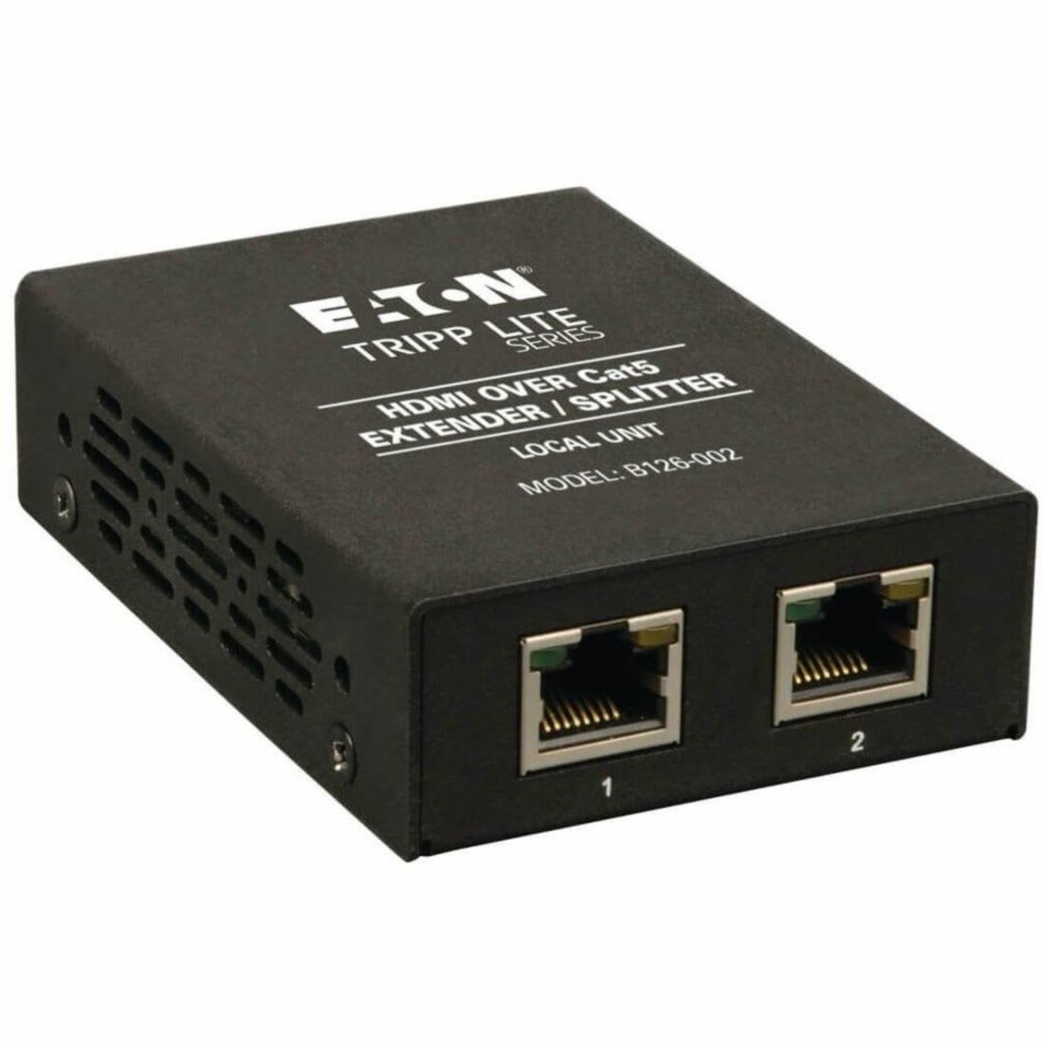Eaton Tripp Lite Series 2-Port HDMI Over Cat5/Cat6 A/V Extender / Video Splitter 1080p 150ft - Video/audio extender - over CAT 5/6 - 2 ports - up to 200 ft