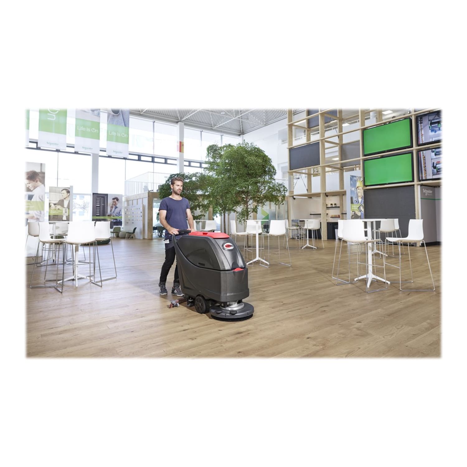 Nilfisk Viper AS5160TO Orbital Battery-Powered Traction Drive Walk-Behind Floor Scrubber, 130Ah, 22in - Image 5