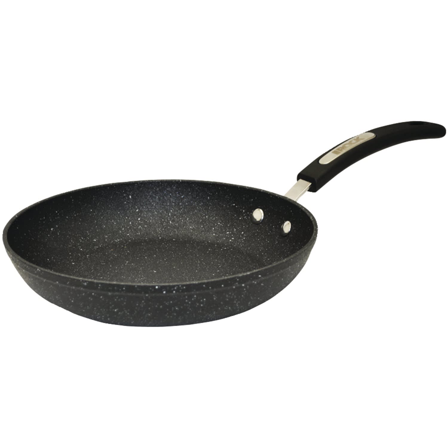 THE ROCK By Starfrit Aluminum Nonstick Fry Pan With Bakelite Handle, 8in, Black