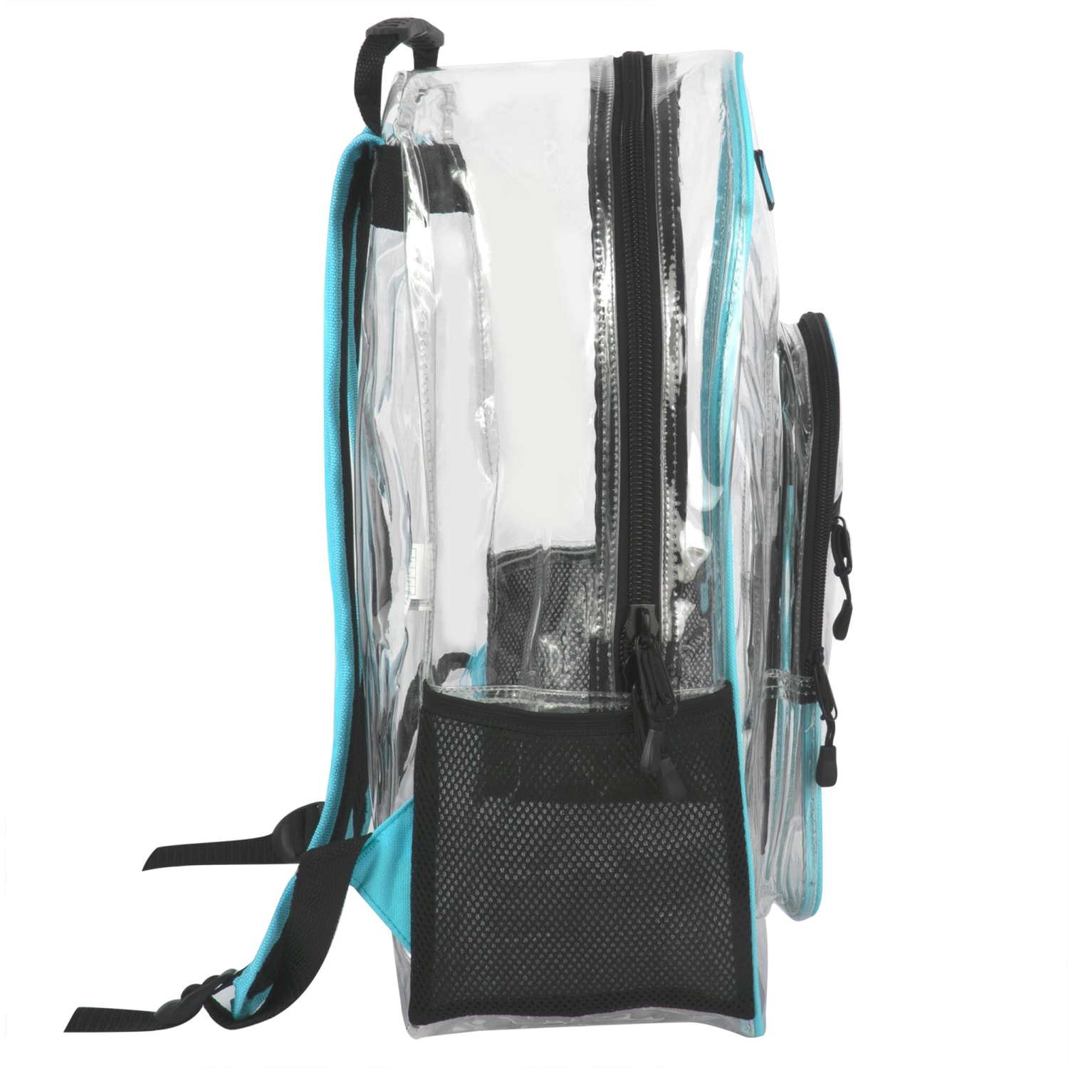 Trailmaker Clear Backpack, Turquoise Trim - Image 6