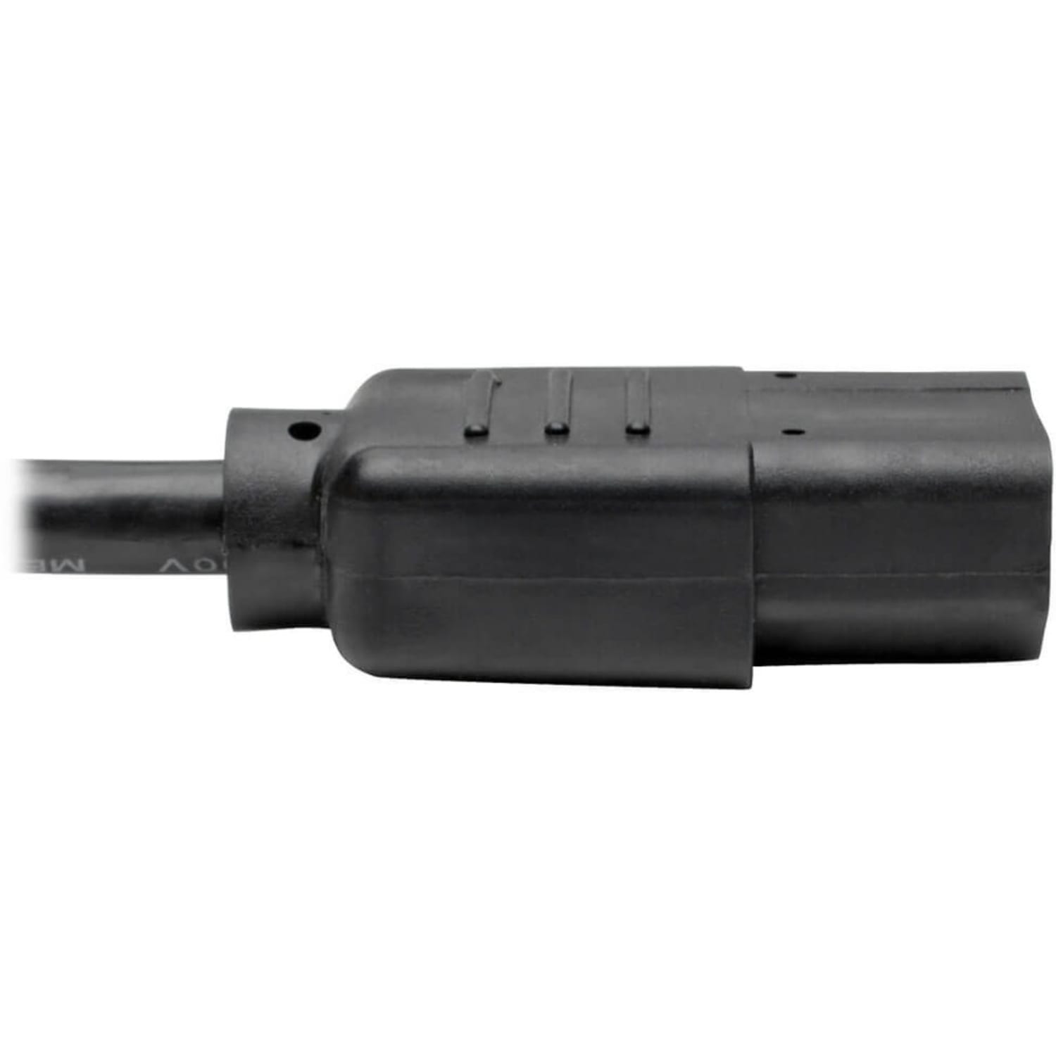 Eaton Tripp Lite Series Desktop Computer AC Power Cable, NEMA 5-15P to C13 - 10A, 125V, 18 AWG, 3 ft. (0.91 m), Black - P006003 - Image 5