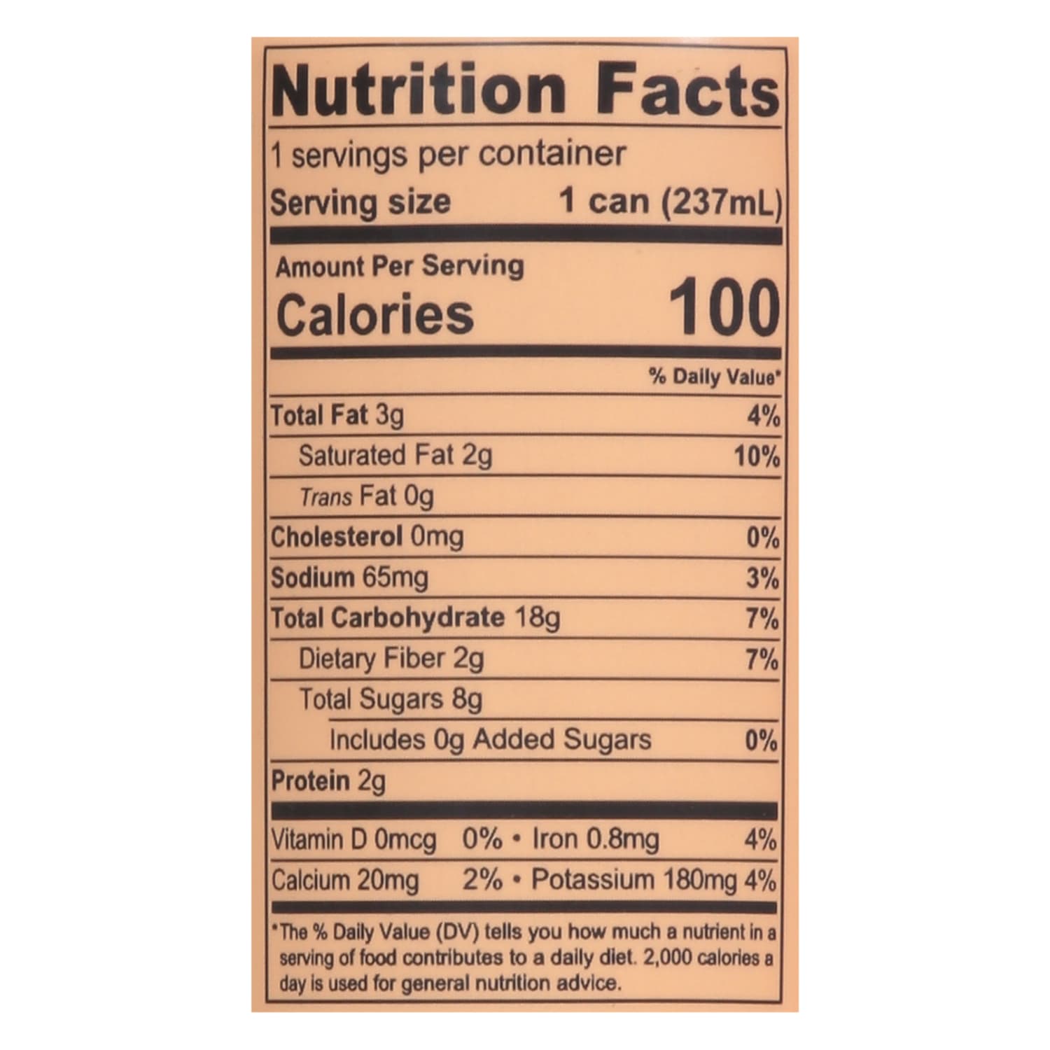 Pop & Bottle Oat Milk Lattes, Mocha, 8 Oz, Total Qty 12 - Image 3