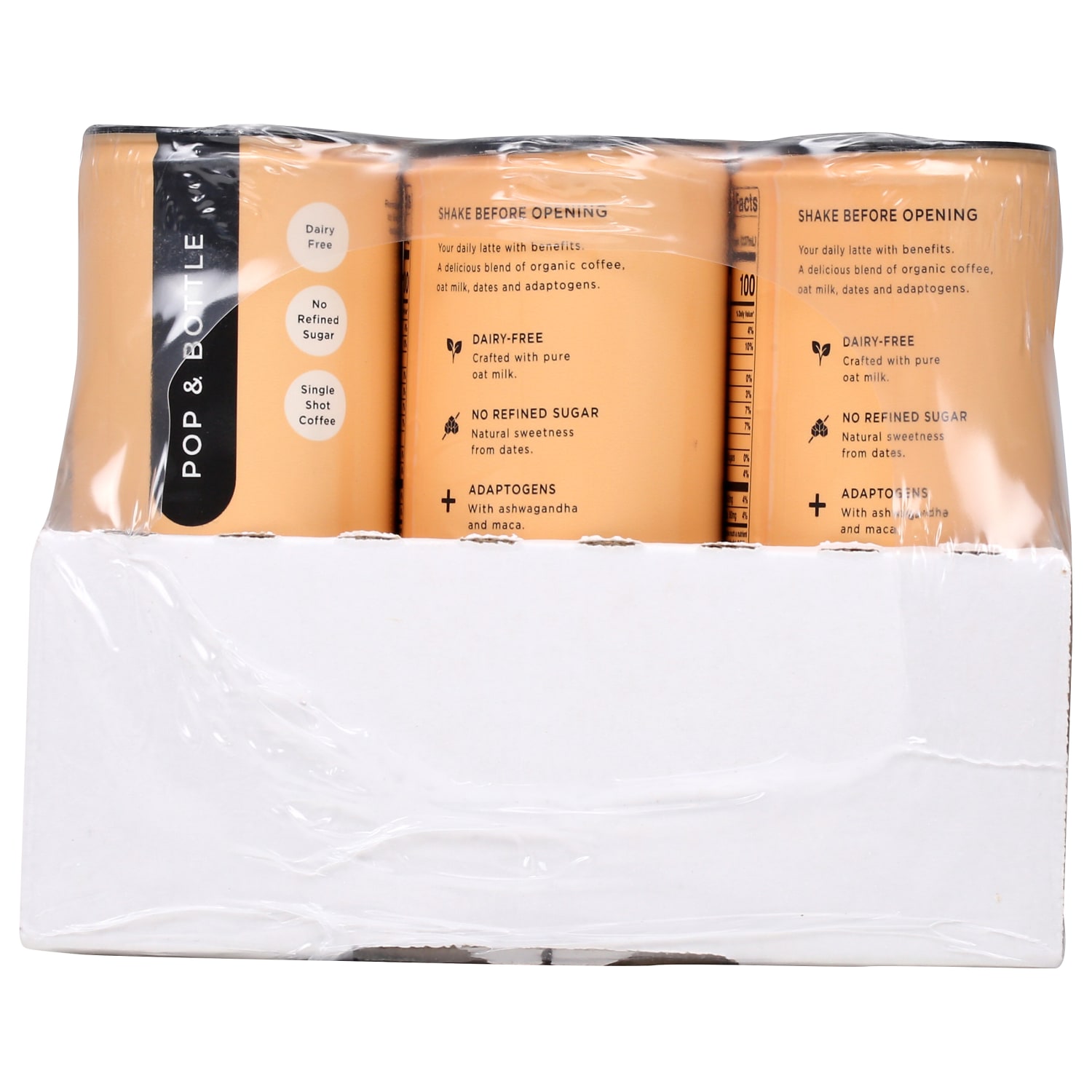 Pop & Bottle Oat Milk Lattes, Mocha, 8 Oz, Total Qty 12 - Image 4