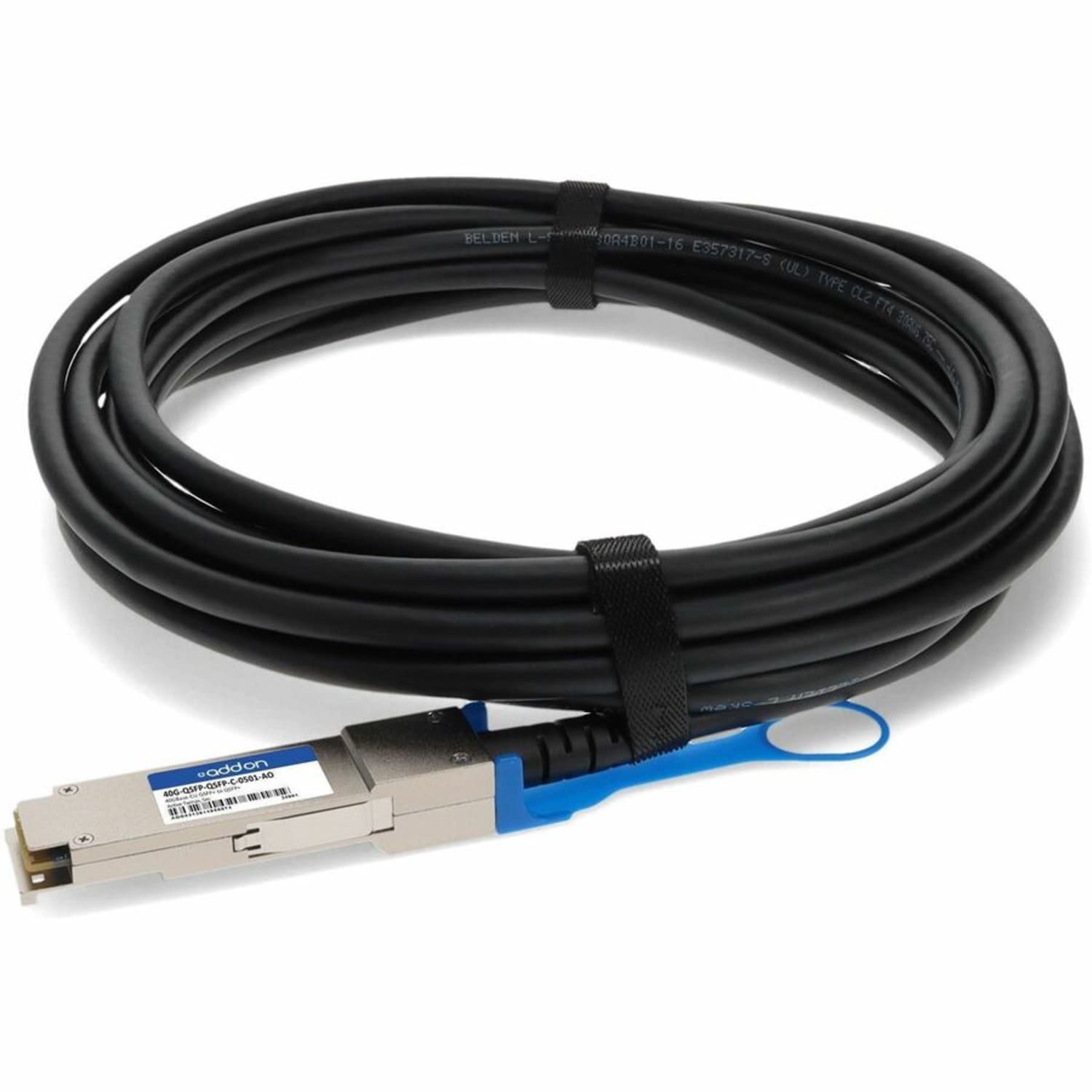 AddOn Brocade 40G-QSFP-QSFP-C-0501 Compatible TAA Compliant 40GBase-CU QSFP+ to QSFP+ Direct Attach Cable (Active Twinax, 5m) - 100% application tested and guaranteed compatible - Image 3