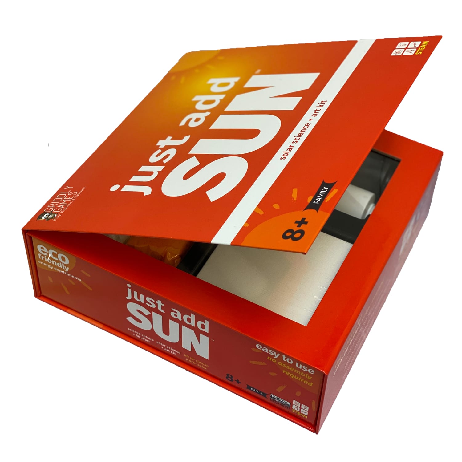 Griddly Games Just Add Sun Solar Science + Art Kit, Multicolor, Grades 2-12 - Image 4