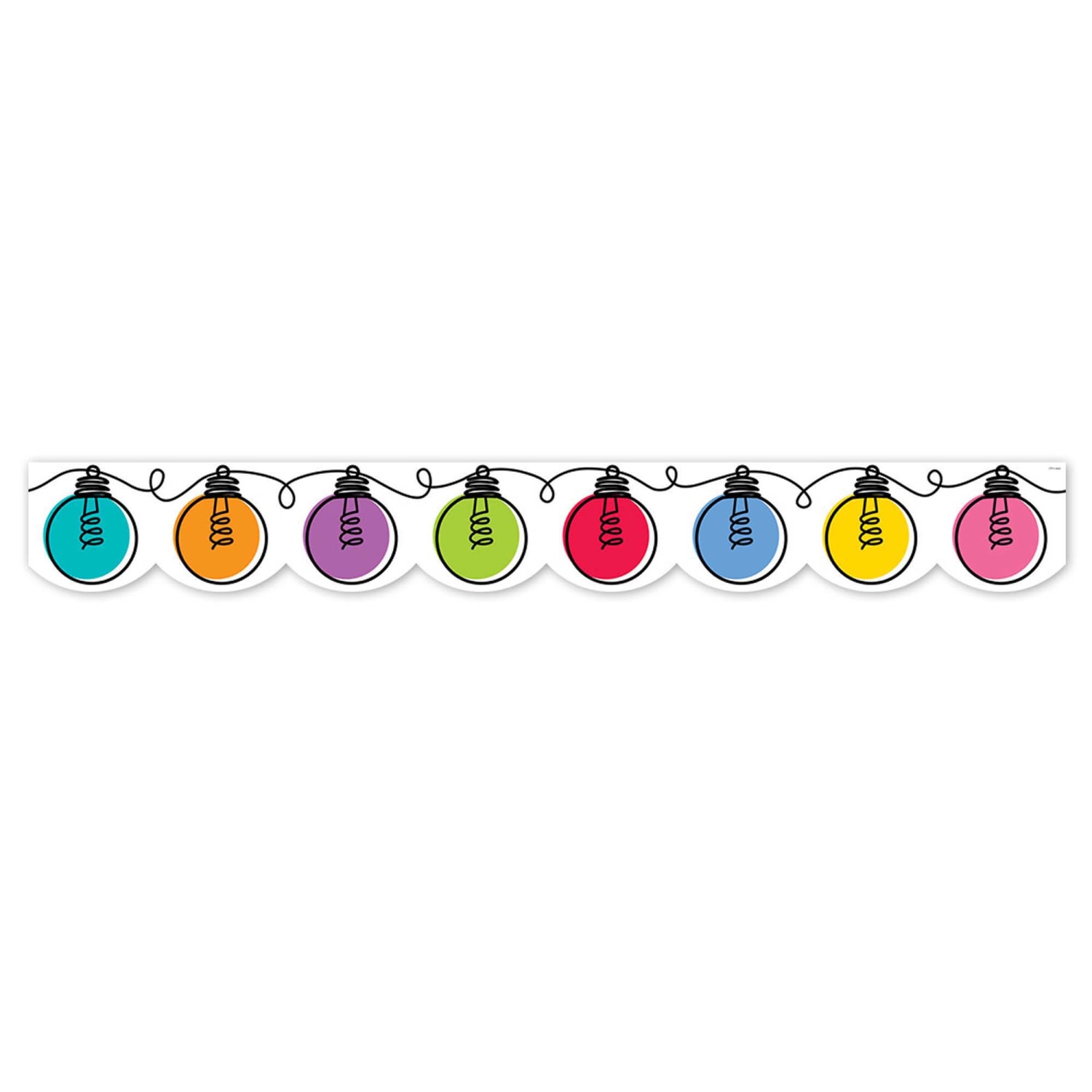 Creative Teaching Press EZ Borders, Colorful Doodle Lights, 24 Borders Per Pack, Set Of 3 Packs - Image 3