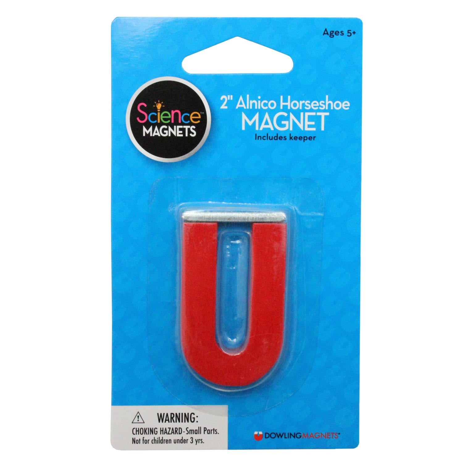 Dowling Magnets 2in Alnico Horseshoe Magnets, Red, All Ages, Pack Of 3 Magnets - Image 3