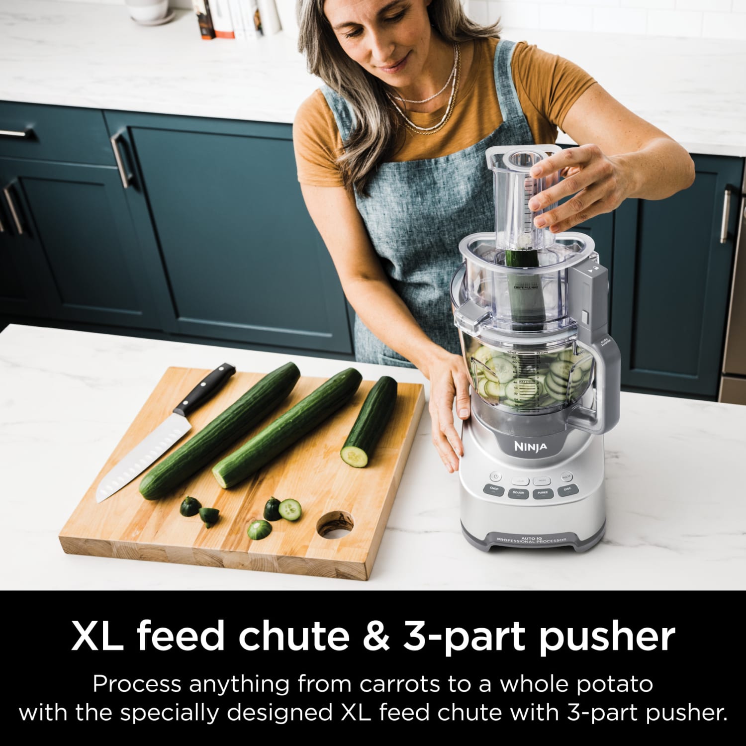 Ninja Professional XL 12-Cup 5-Speed Food Processor, Platinum Silver - Image 6