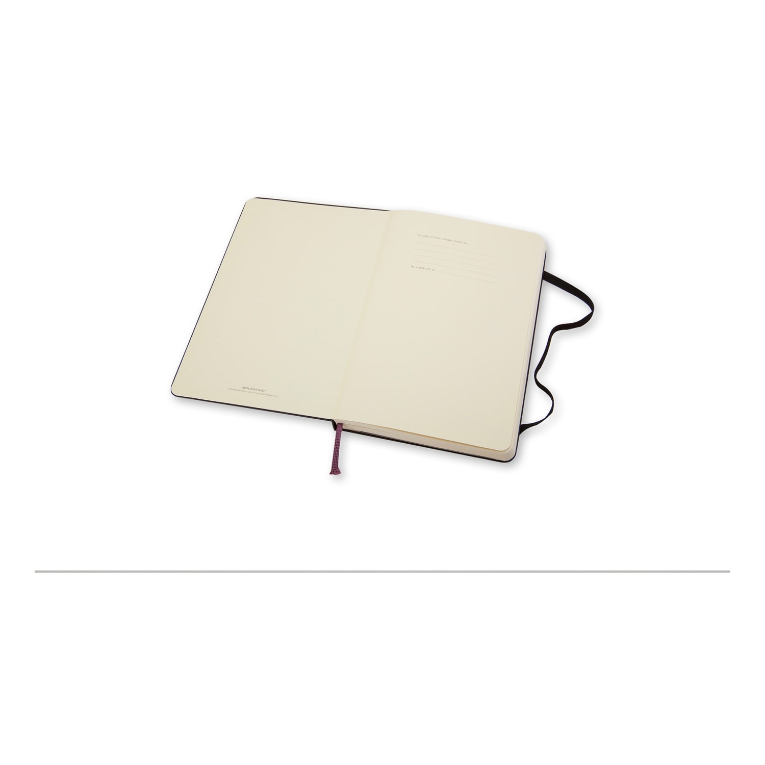 Moleskine Classic Hard Cover Notebook, 5in x 8-1/4in, Unruled, 240 Pages, Black - Image 4