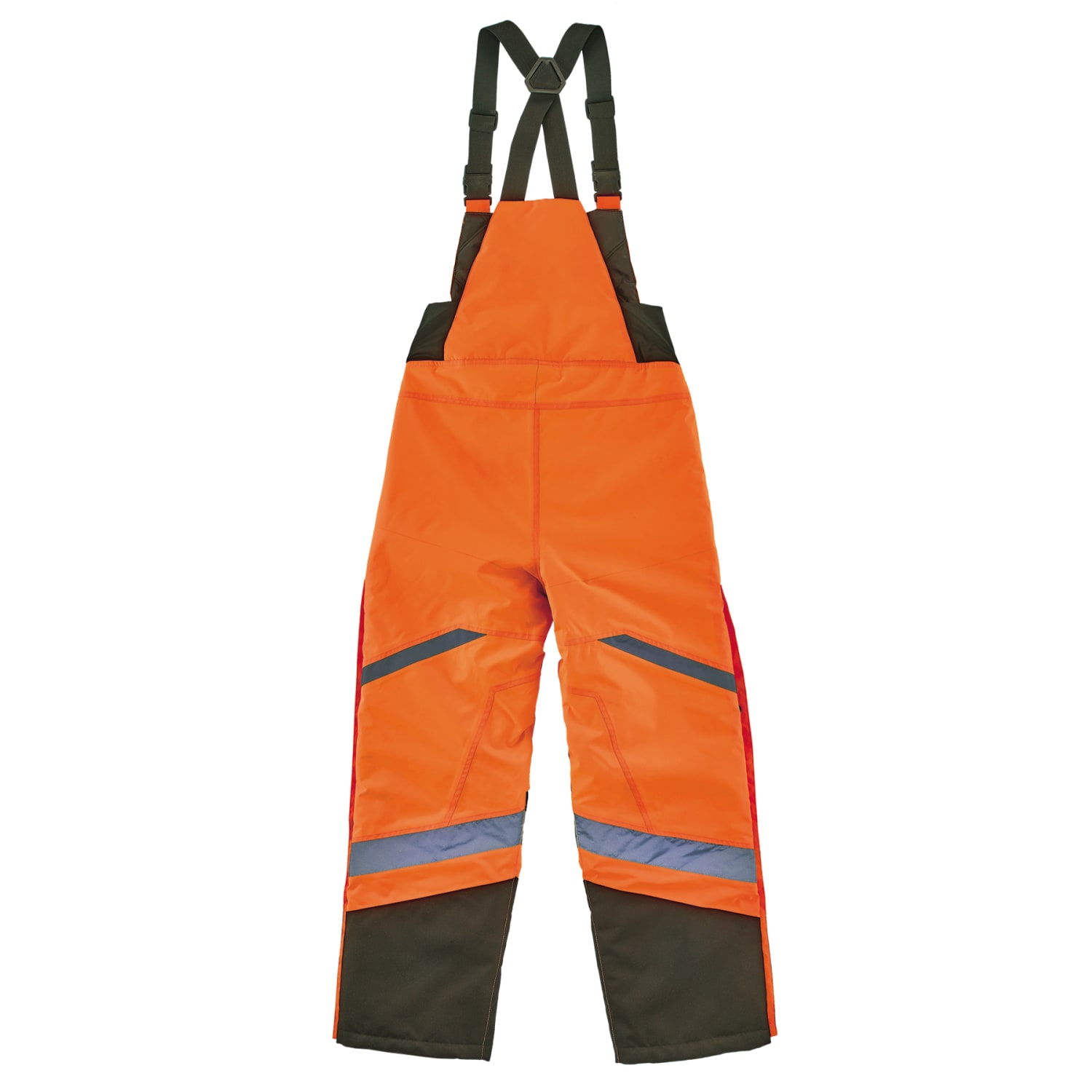 Ergodyne GloWear 8928 Class E Hi-Vis Insulated Bibs, Large, Orange - Image 3