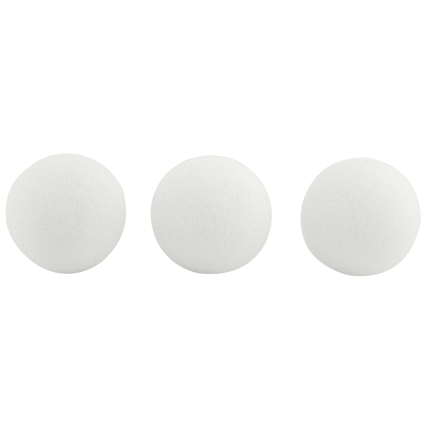 Hygloss Craft Foam Balls, 2 Inch, White, Pack Of 100 - Image 3