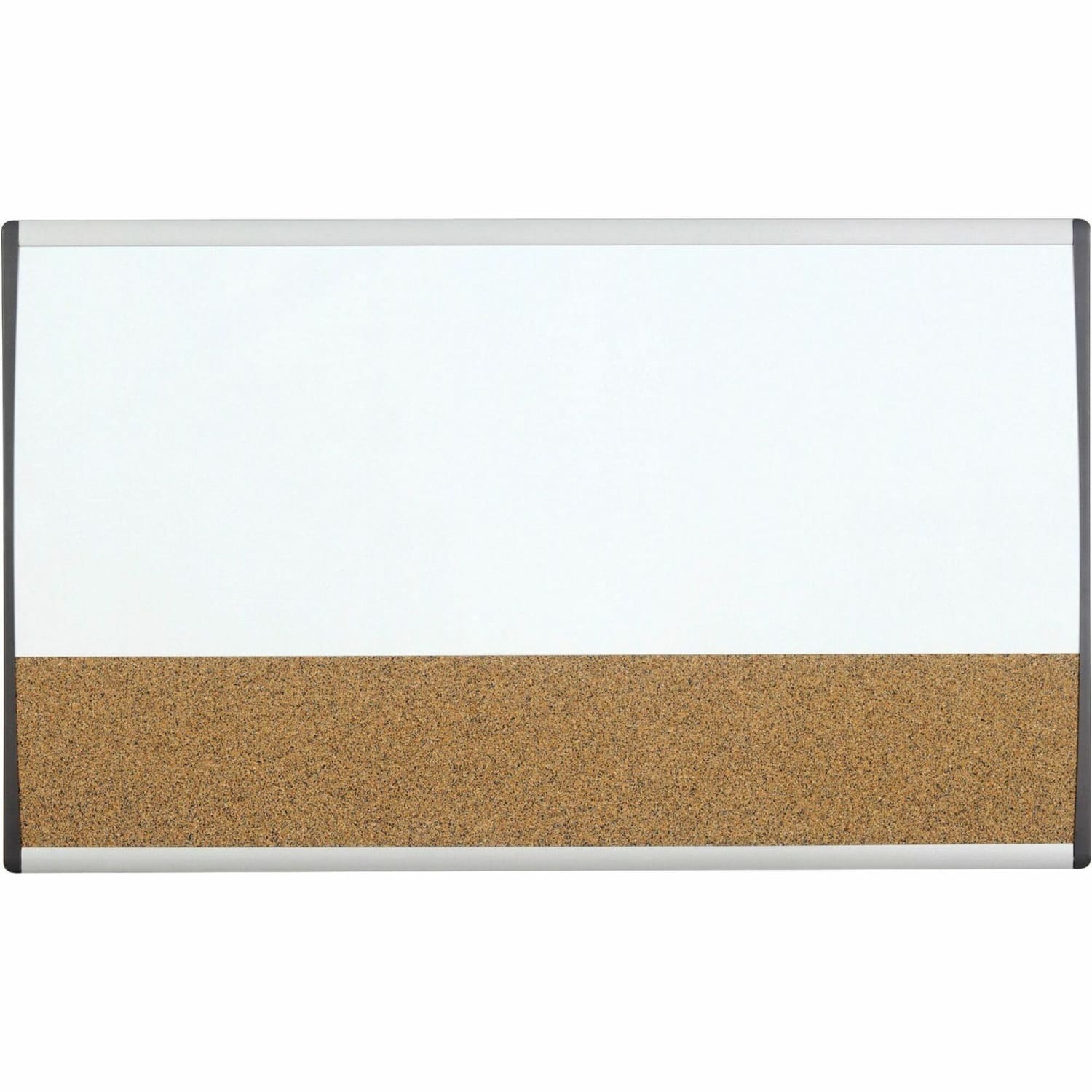 Quartet ARC Magnetic Combination Dry-Erase/Cork Cubicle Board, 30in x 18in, Silver Aluminum Frame - Image 3