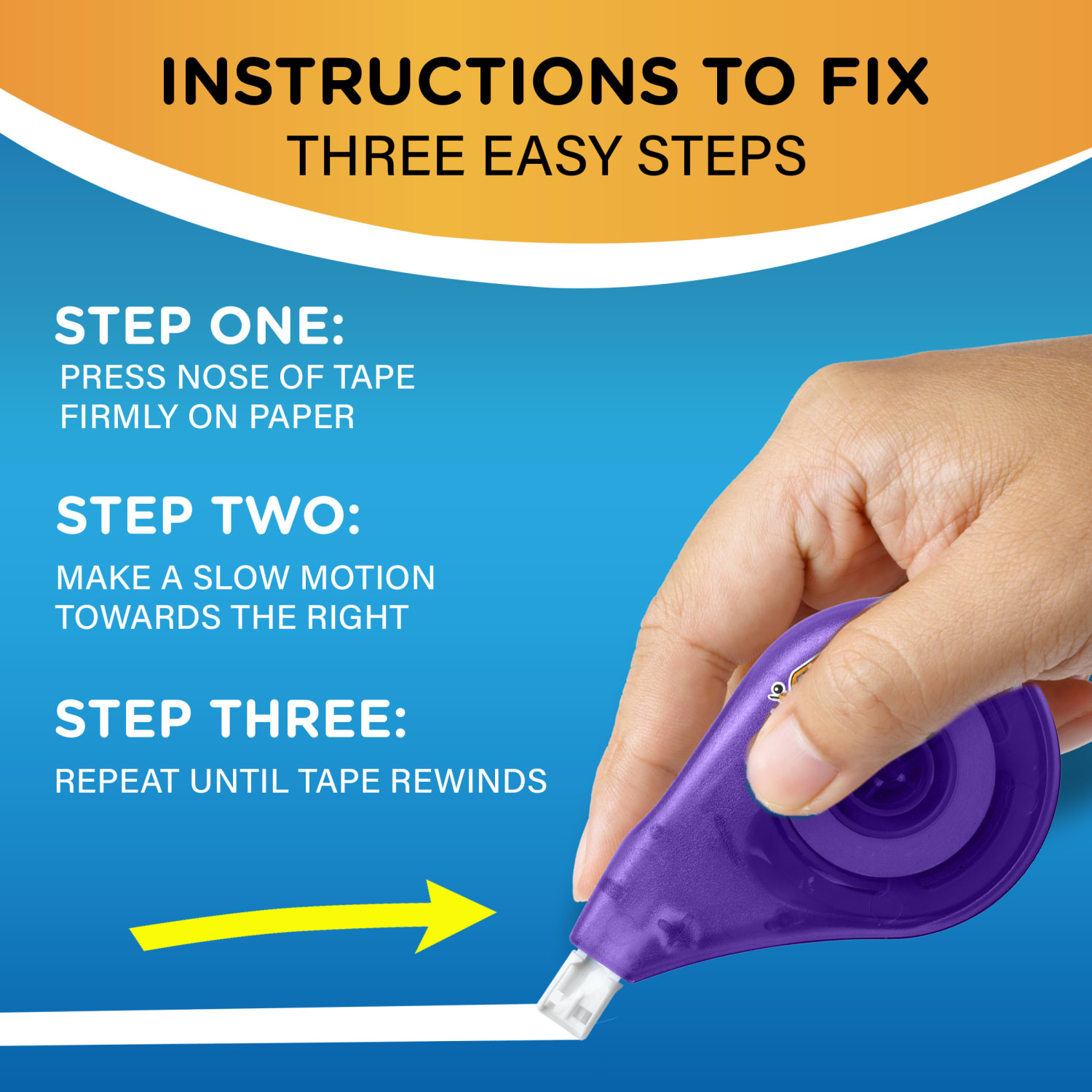 BIC Wite-Out Correction Tape, Pack Of 4 Correction Tape Dispensers - Image 5