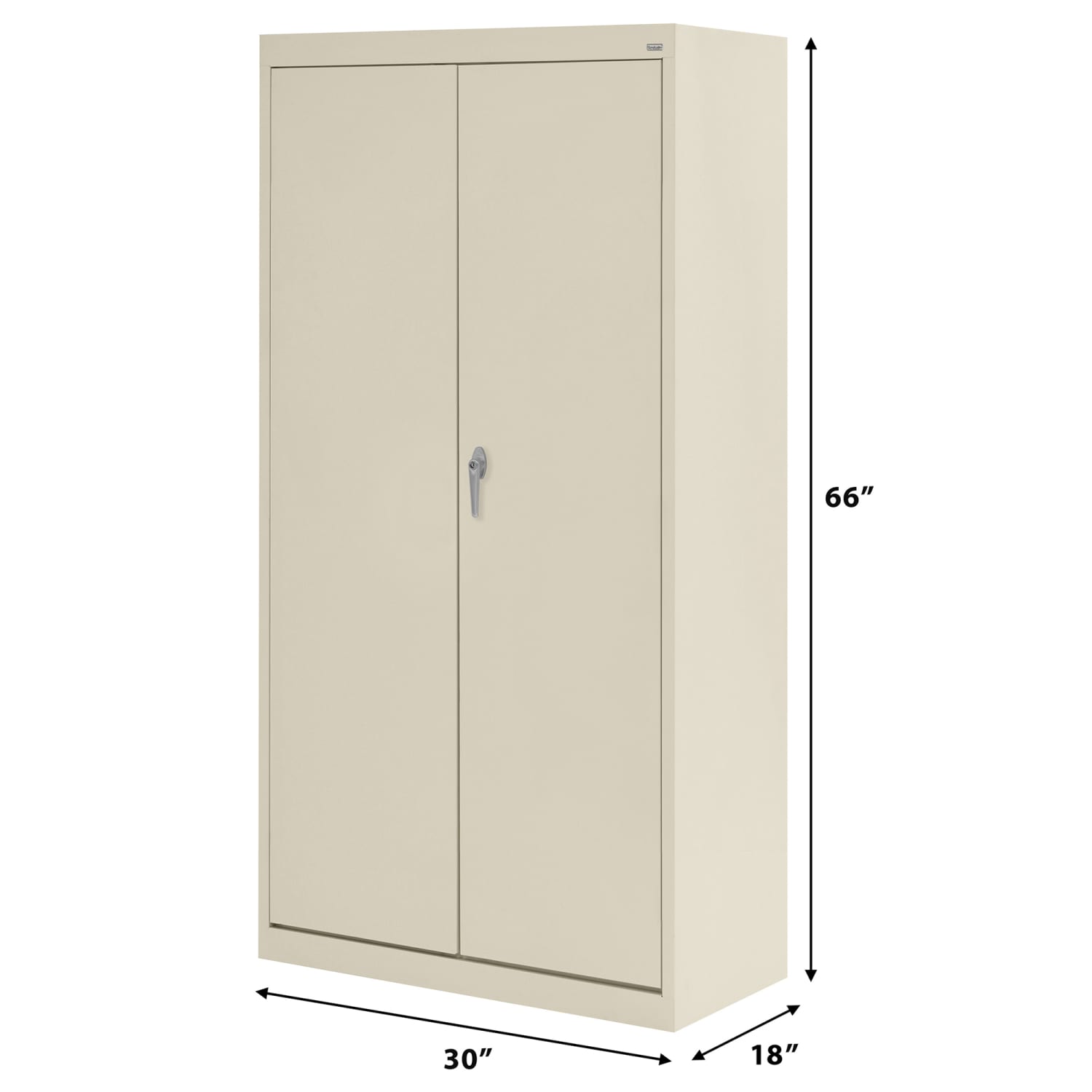 Sandusky Value Series 30inW Light Duty Storage Cabinet, Putty - Image 6