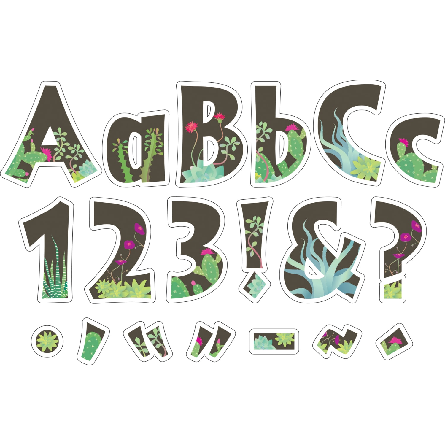 Barker Creek Letter Pop-Outs, 4in, Prickles, Pack Of 255 Pop-Outs - Image 4