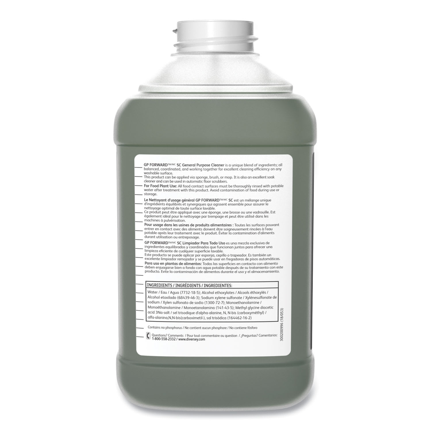 Diversey GP ForwardTM/MC General Purpose Cleaner, Mild Citrus Scent, 84.5 oz Pack, 2/Carton - Image 3