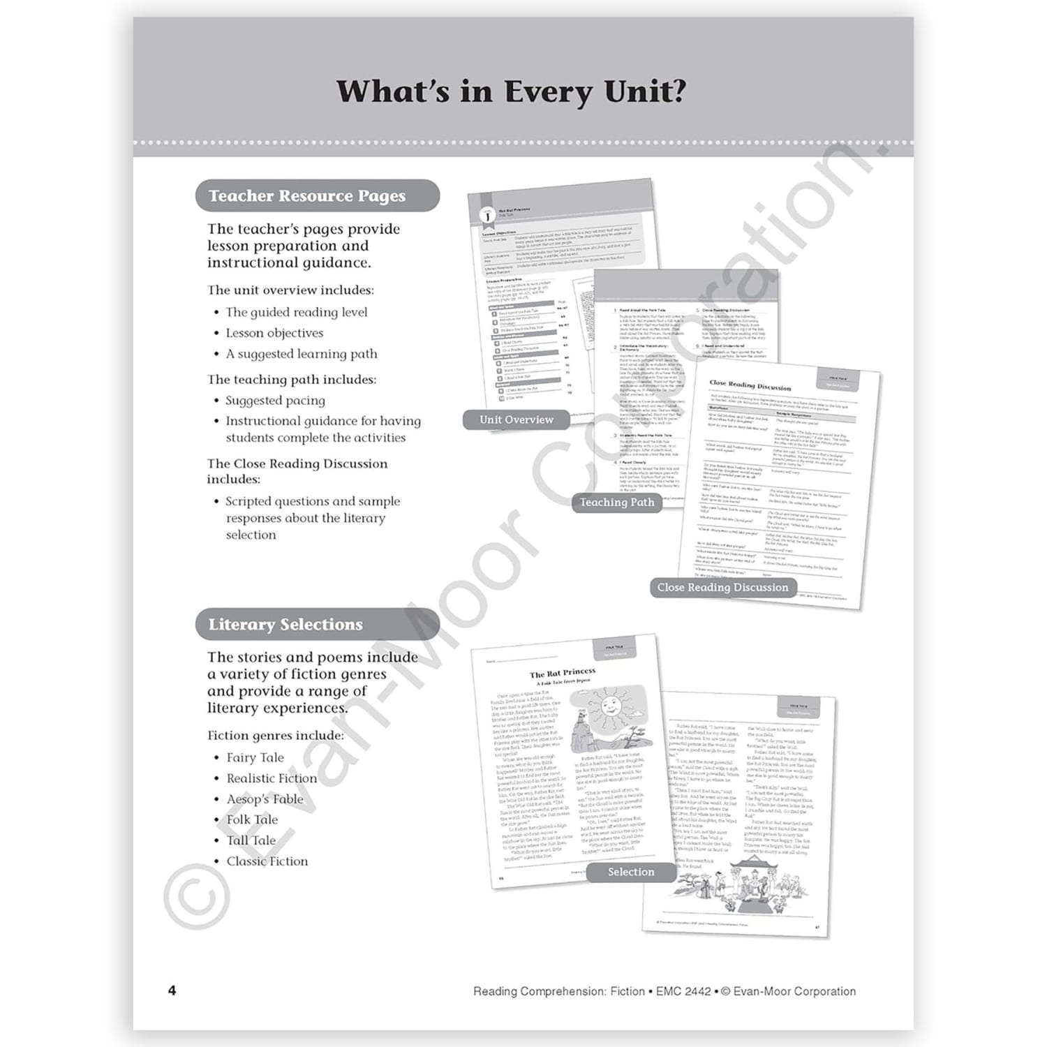 Evan-Moor Educational Publishers Reading Comprehension: Fiction, Grade 2 - Image 3