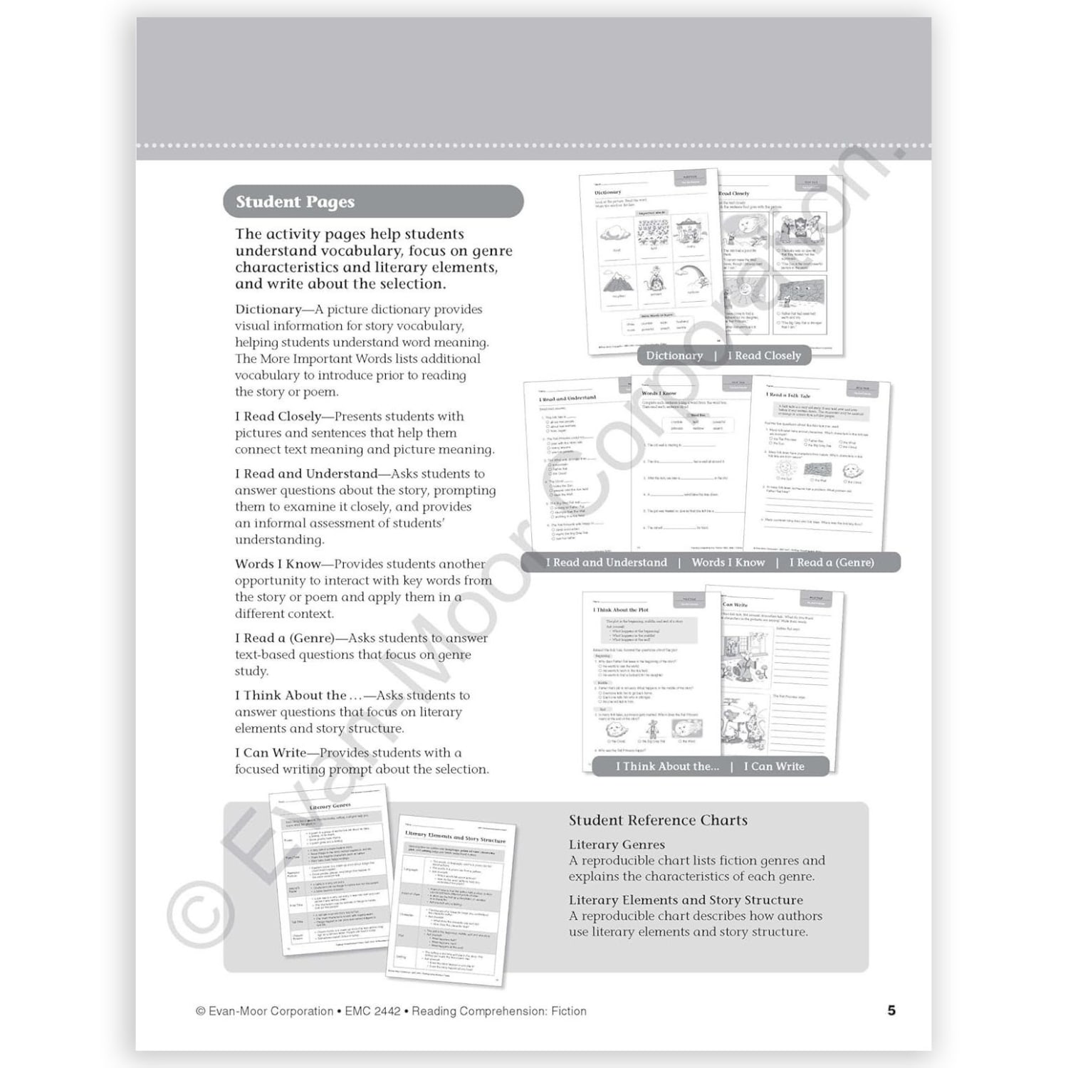 Evan-Moor Educational Publishers Reading Comprehension: Fiction, Grade 2 - Image 4