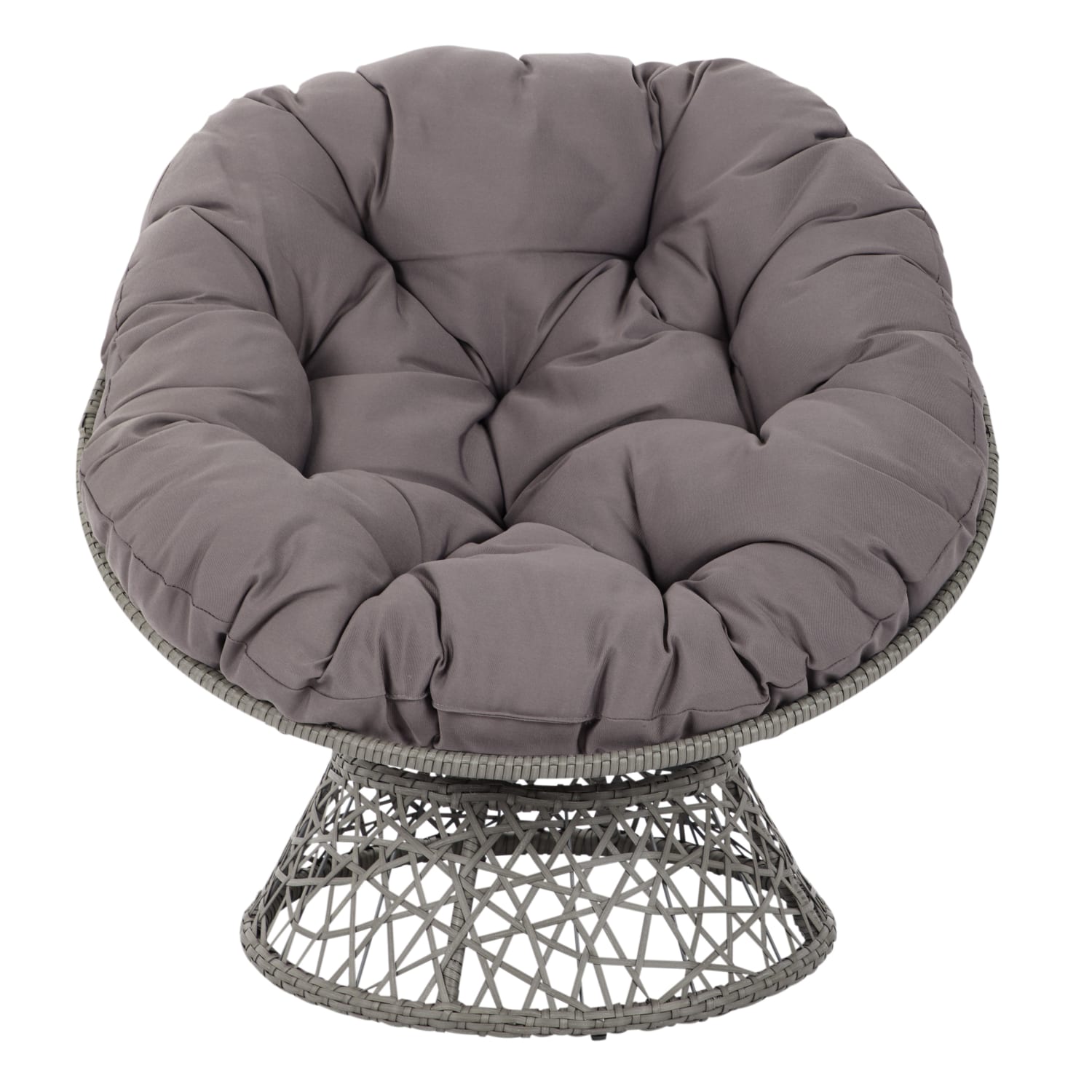 Office Star Papasan Chairs, Gray/Gray - Image 3