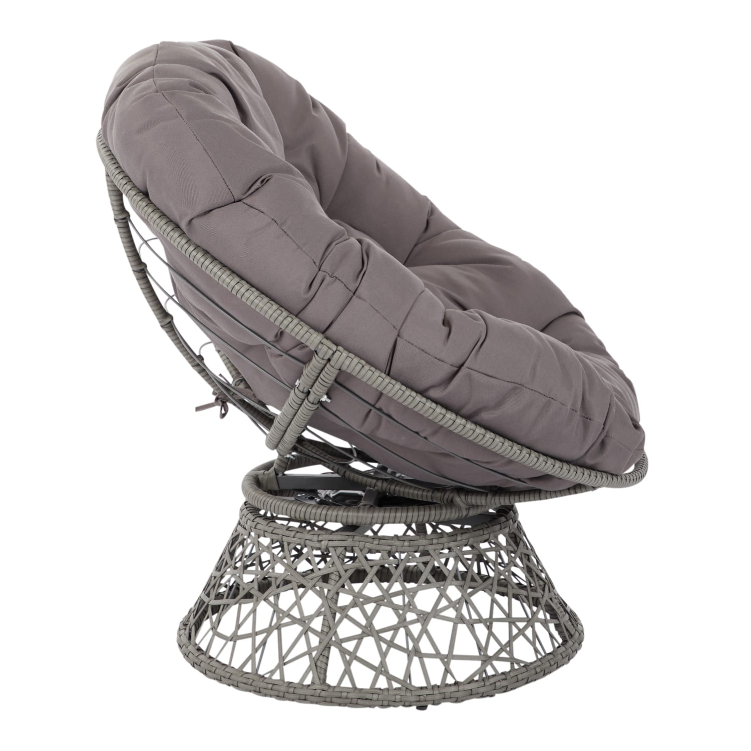 Office Star Papasan Chairs, Gray/Gray - Image 4