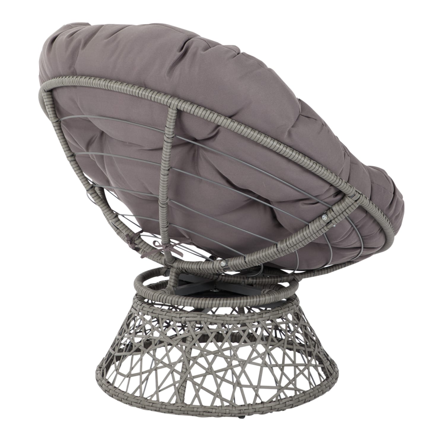 Office Star Papasan Chairs, Gray/Gray - Image 5