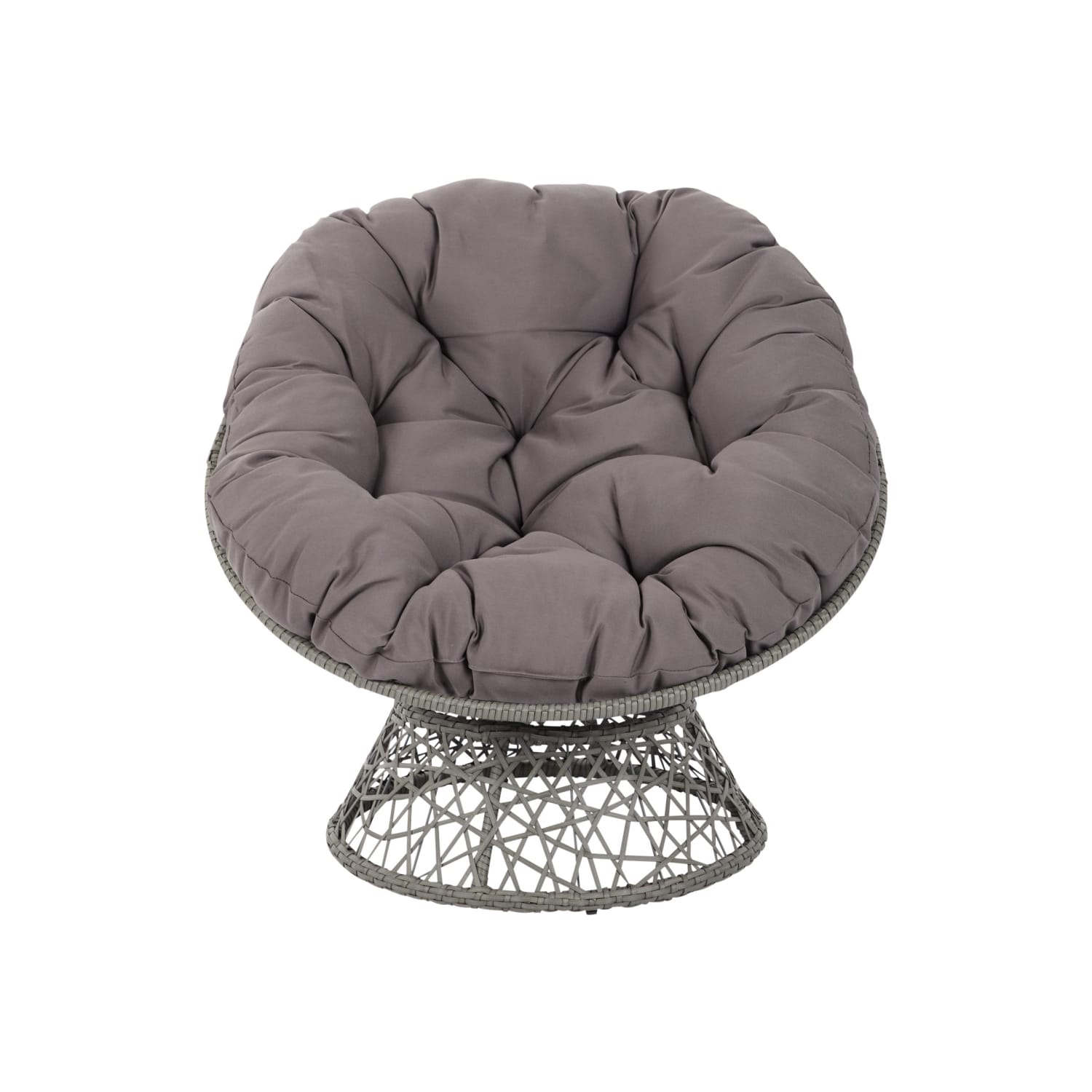 Office Star Papasan Chairs, Gray/Gray - Image 6