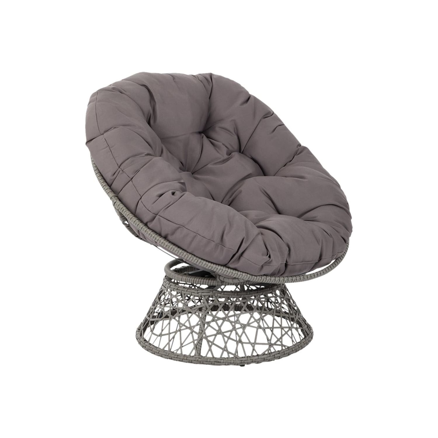 Office Star Papasan Chairs, Gray/Gray - Image 7