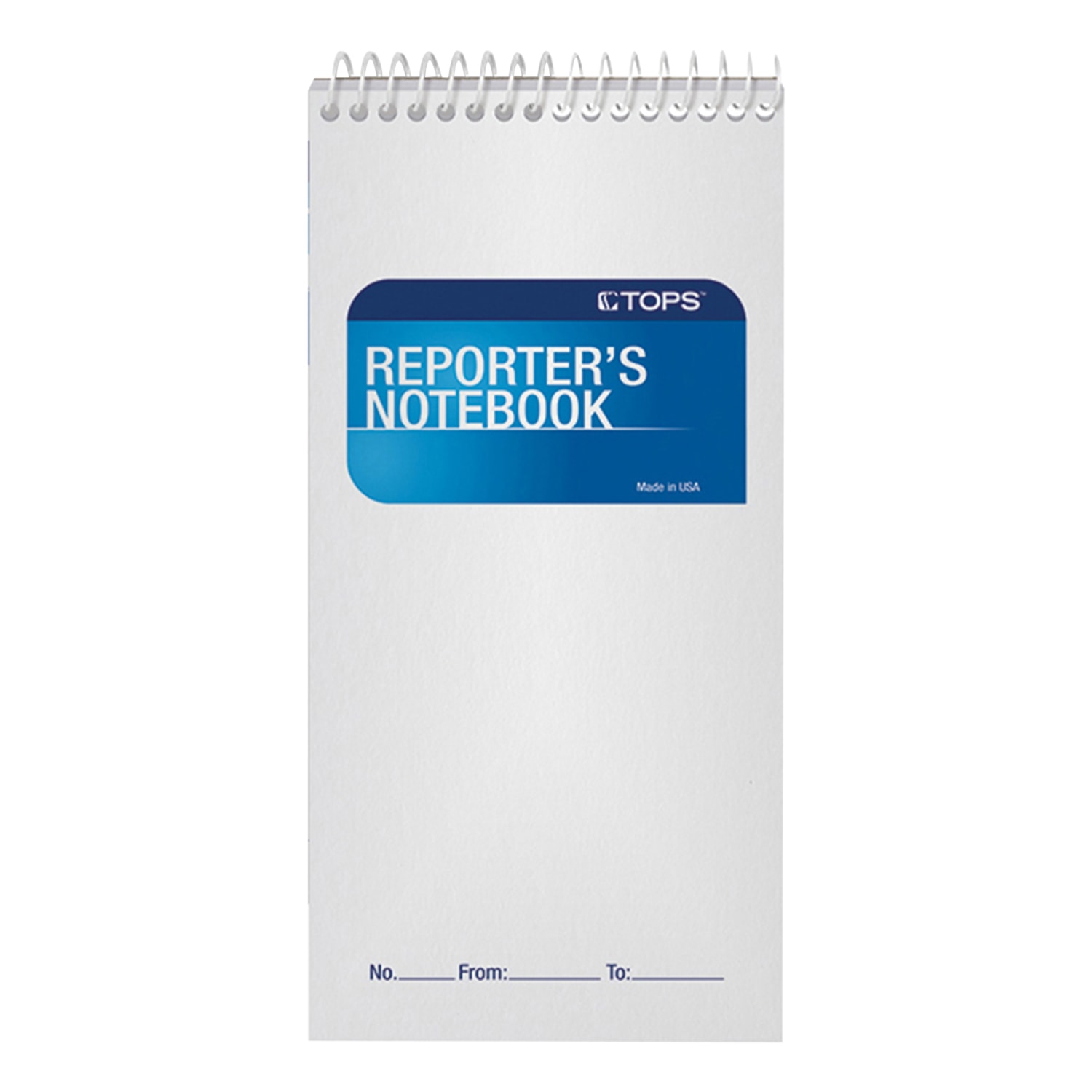 TOPS Reporters Notebooks, 4in x 8in, 1 Subject, Gregg Ruled, 70 Sheets, Pack Of 12 Books - Image 3