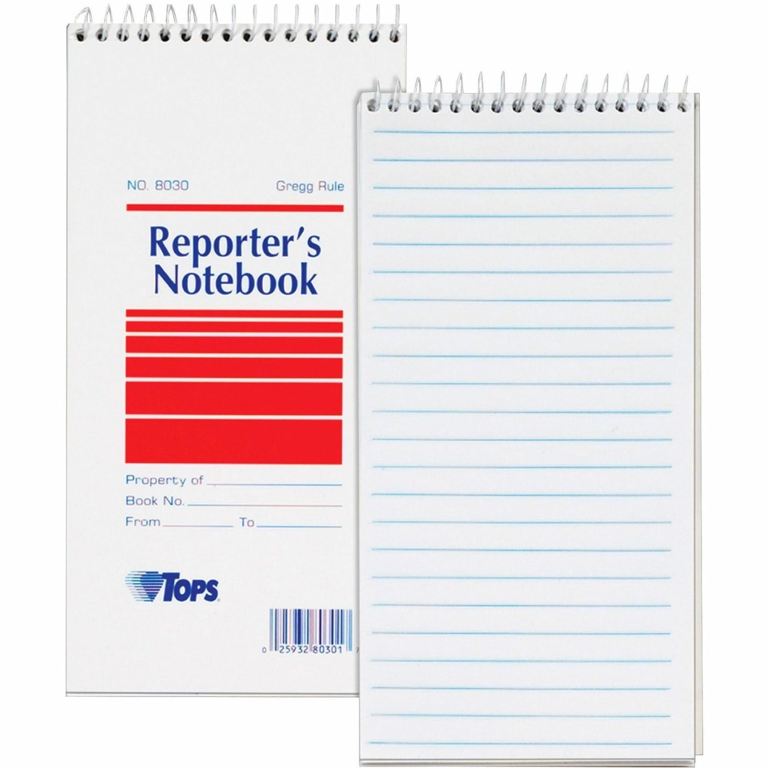 TOPS Reporters Notebooks, 4in x 8in, 1 Subject, Gregg Ruled, 70 Sheets, Pack Of 12 Books - Image 4