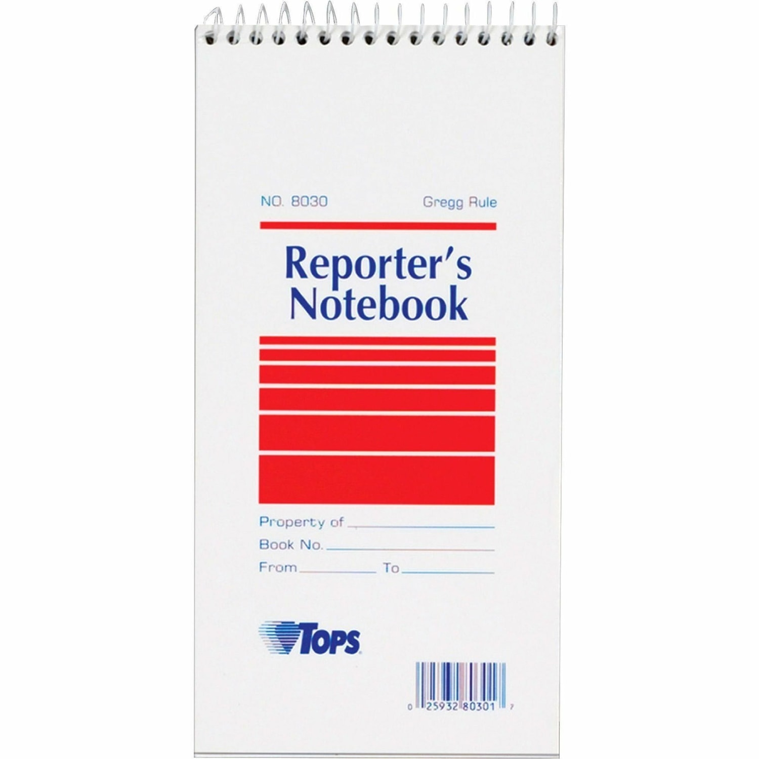 TOPS Reporters Notebooks, 4in x 8in, 1 Subject, Gregg Ruled, 70 Sheets, Pack Of 12 Books - Image 5