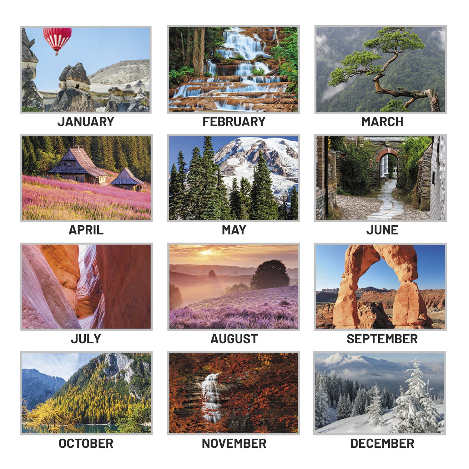AT-A-GLANCE 2027 Scenic Monthly Wall Calendar, Large, 15 1/2in x 22 3/4in - Image 5