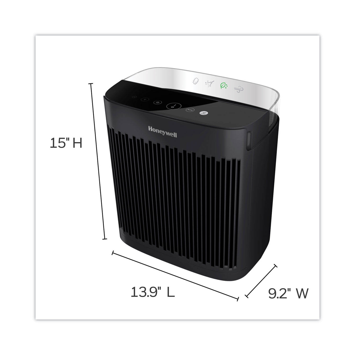 Honeywell InSight HEPA Air Purifier HPA5100B, 190 sq ft Room Capacity, Black - Image 5