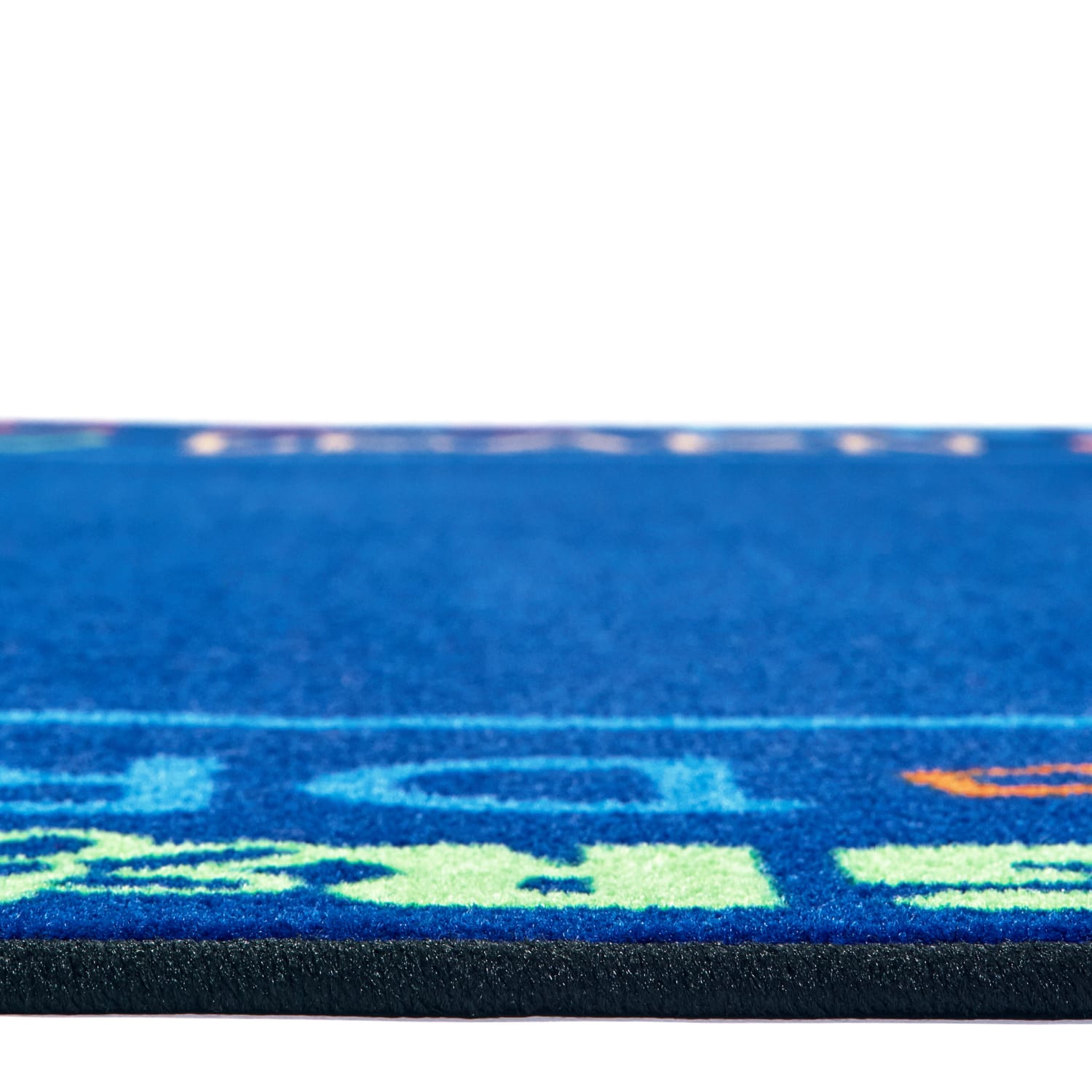 Carpets for Kids Premium Collection Read to Dream Border Activity Rug, 6ft x 9ft, Blue - Image 5