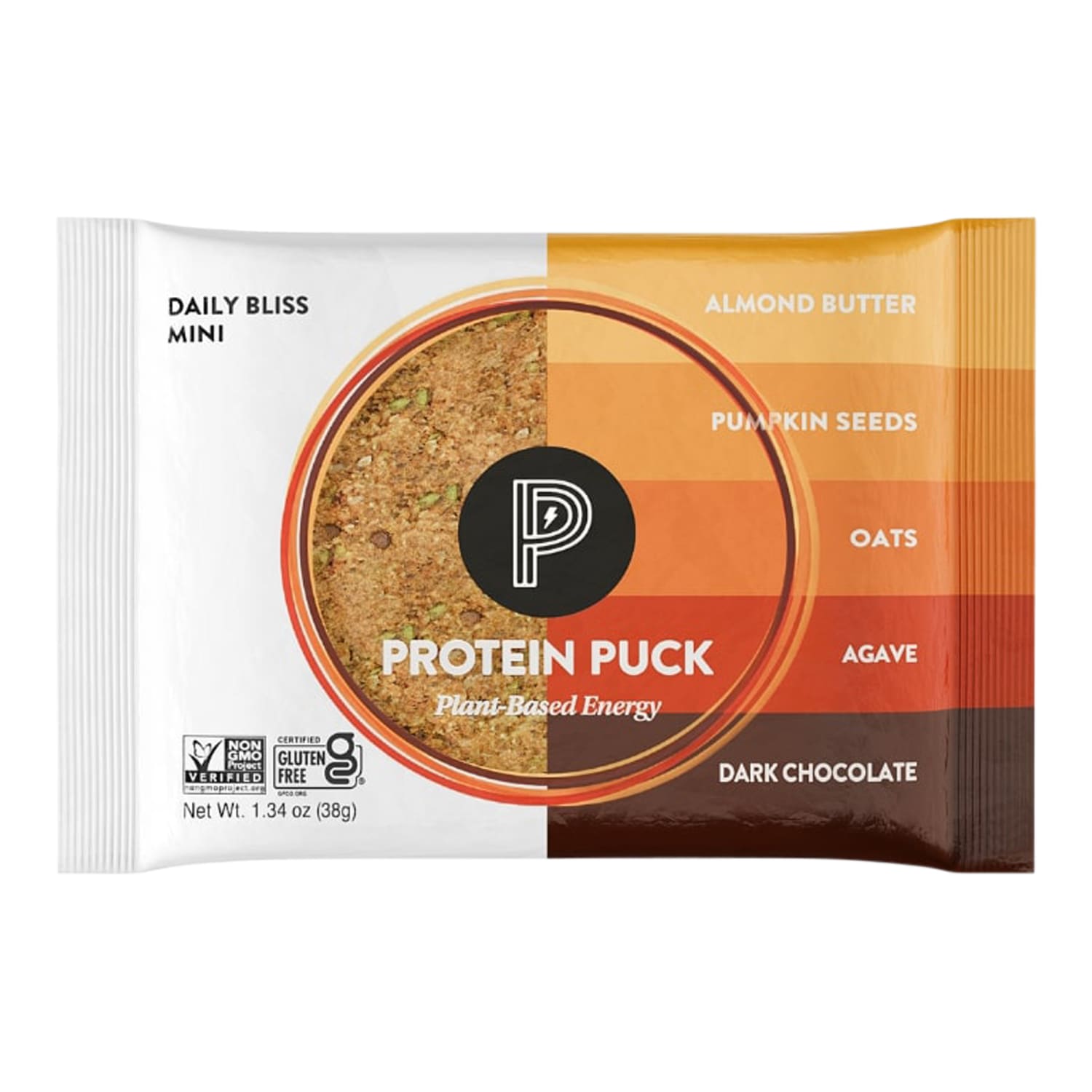 Protein Puck, Daily Bliss, Almond Chocolate Chip - 24-1.34 oz - Image 3