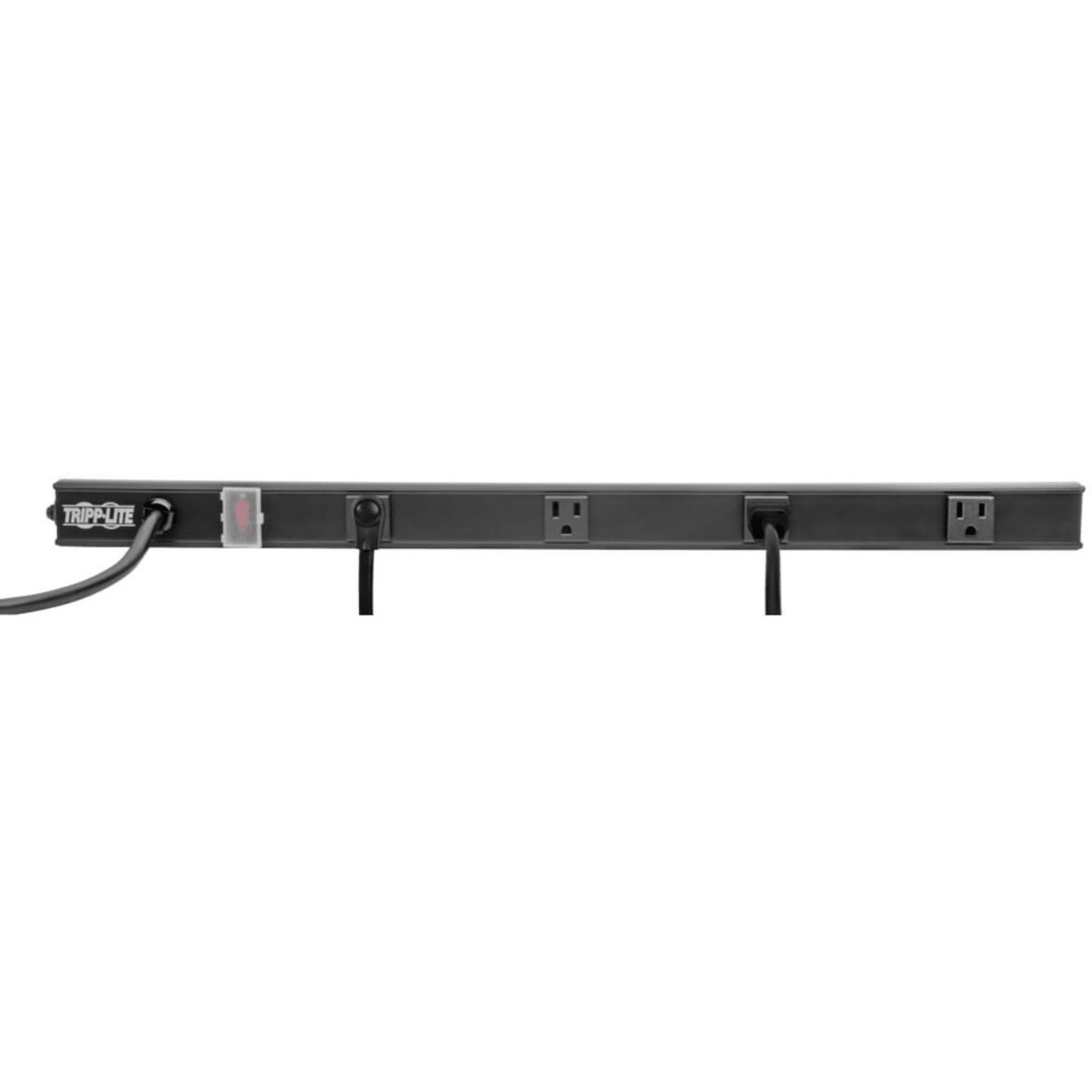 Eaton Tripp Lite Series 4-Outlet Power Strip, Right-Angle NEMA 5-15R - 15A, 120V, 6 ft. Cord, Right-Angle  - PS2404RA06B - Image 3