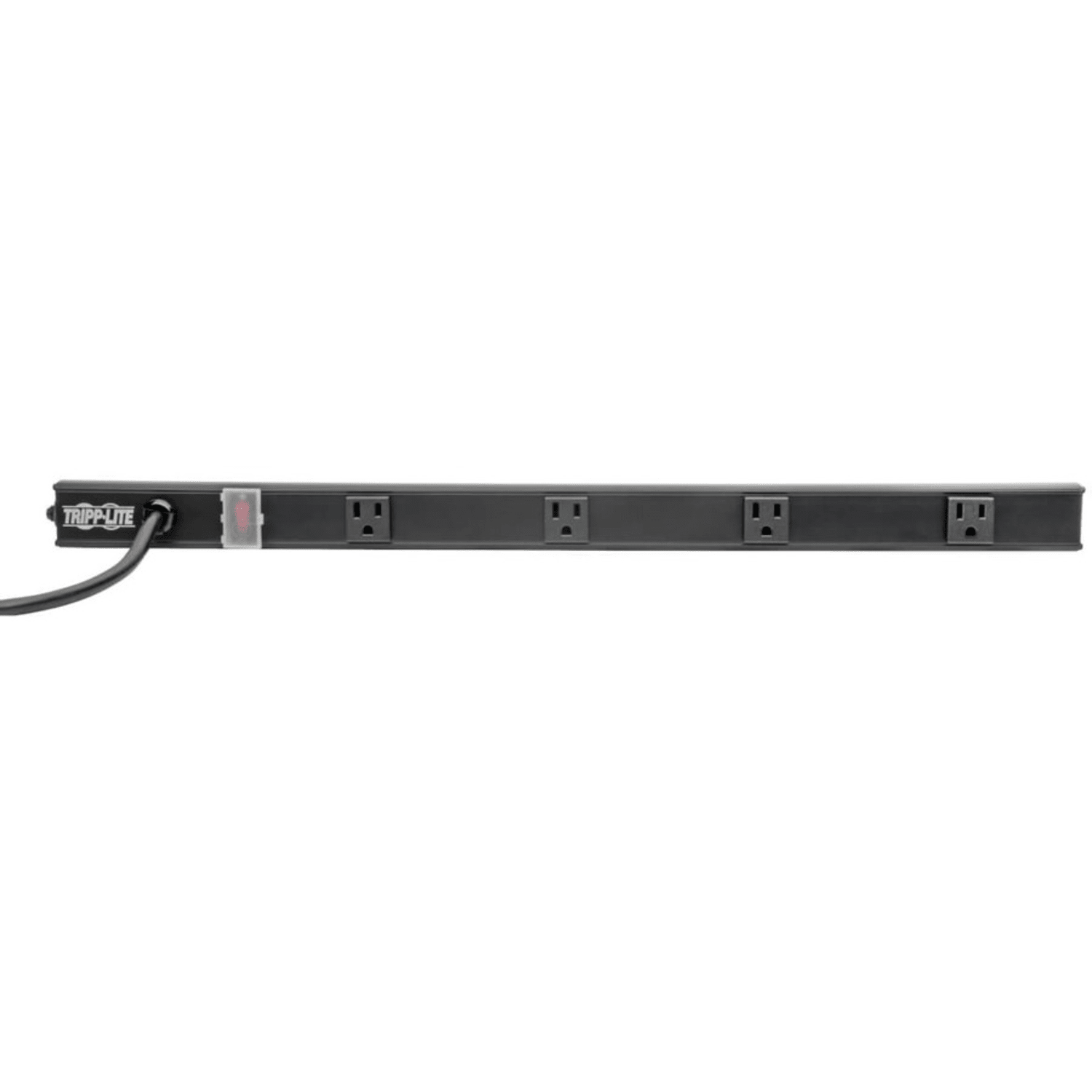 Eaton Tripp Lite Series 4-Outlet Power Strip, Right-Angle NEMA 5-15R - 15A, 120V, 6 ft. Cord, Right-Angle  - PS2404RA06B - Image 4
