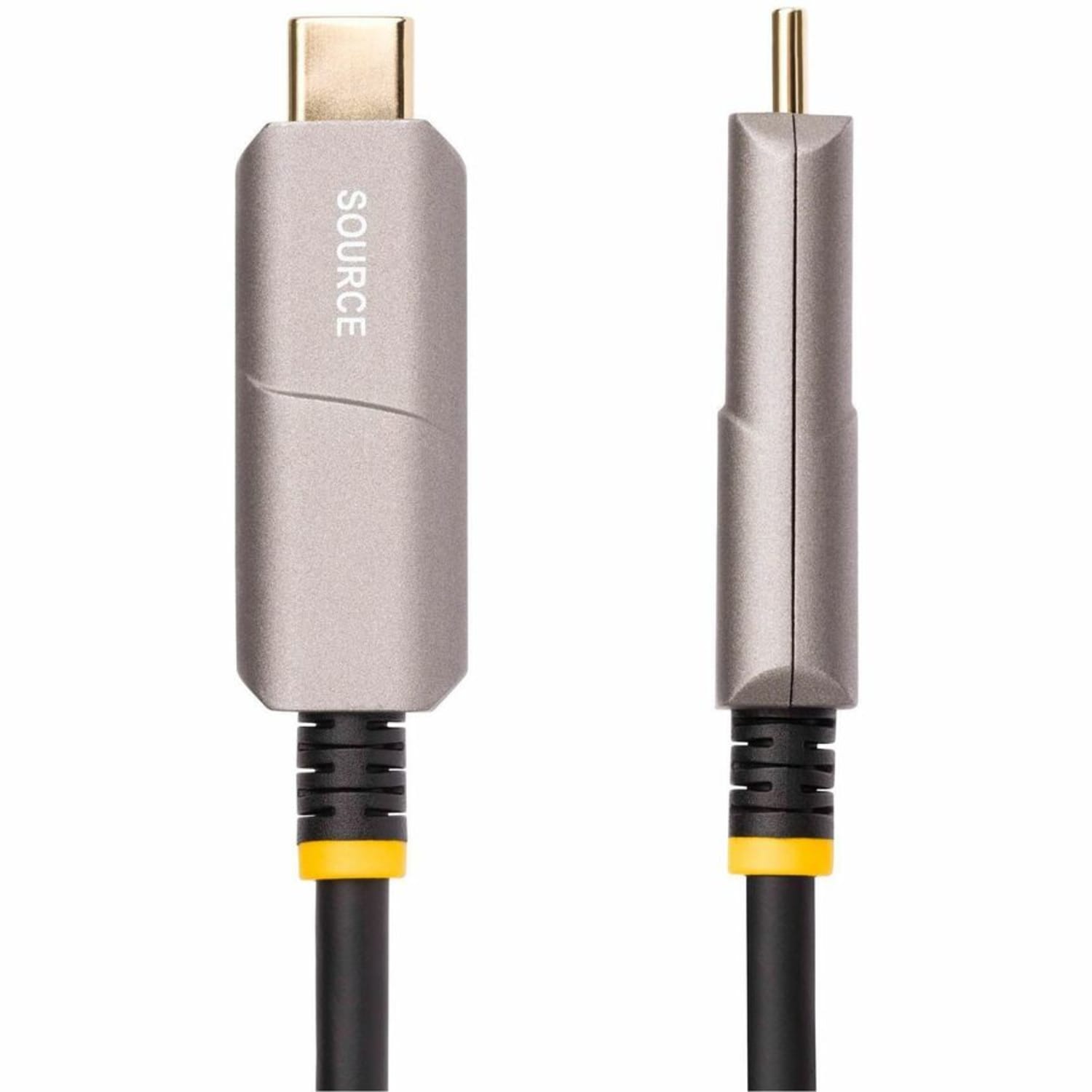 StarTech.com 50ft (15.2m) USB-C to HDMI 2.0 Active Optical Cable (AOC), 4K 60Hz, USB Type-C to HDMI Adapter Cable, CL3 Rated - Image 3