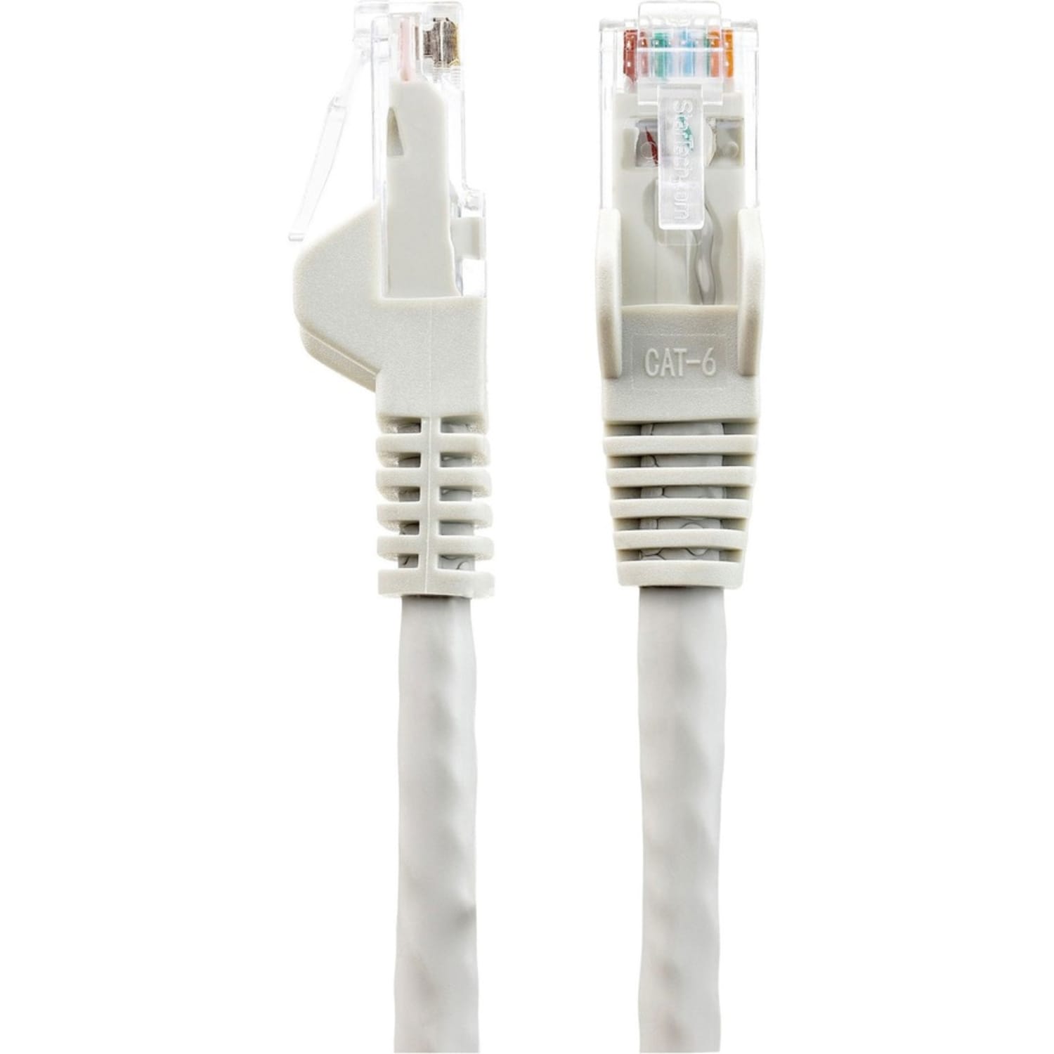 StarTech.com 15ft (4.6m) CAT6 Ethernet Cable, LSZH (Low Smoke Zero Halogen) 10 GbE Snagless 100W PoE UTP RJ45 Gray Network Patch Cord, ETL - Image 3