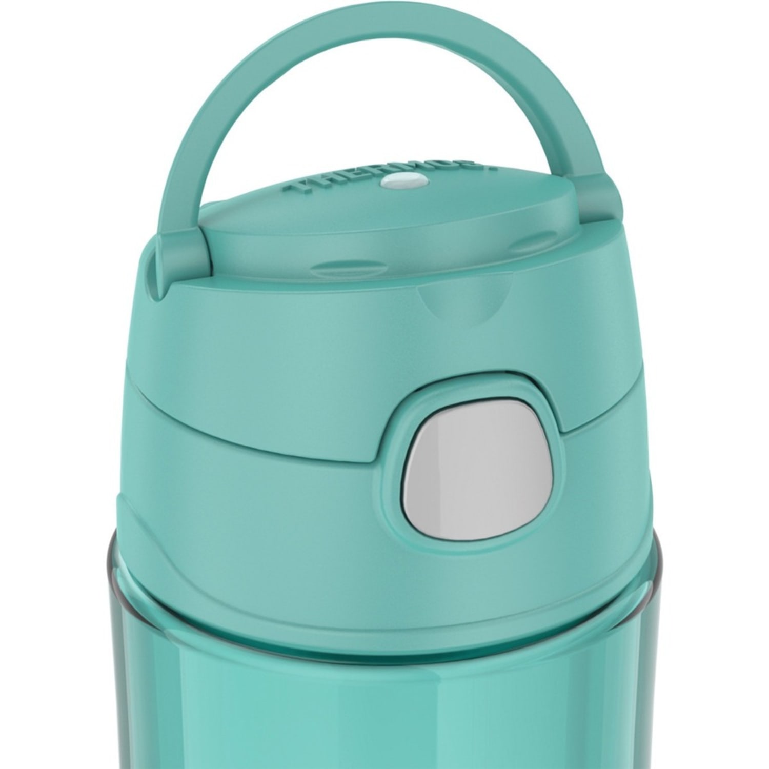 Thermos 16-Ounce FUNtainer Vacuum-Insulated Stainless Steel Bottle with Spout Lid (Aqua) - 16 fl oz - Blue, Aqua - Stainless Steel - Image 6