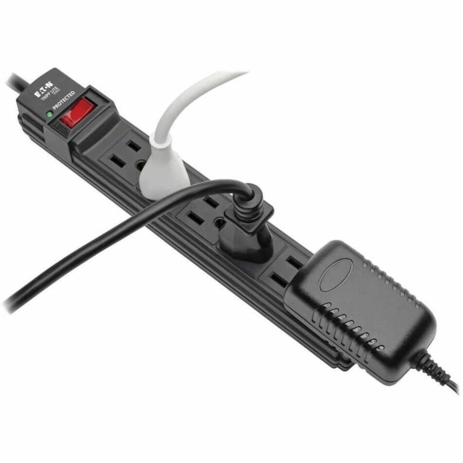Eaton Tripp Lite Series Surge Protector Power Strip 6 Outlet 6ft Cord 360 Joules Black - Surge protector - TLP6B - Image 6