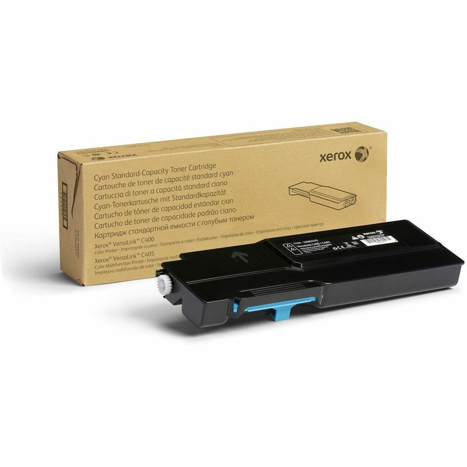 Xerox Genuine Xerox VersaLink C400 Color Printer, C405 Color Multifunction Printer Cyan Standard capacity Toner Cartridge (2500 Pages) - 106R03502