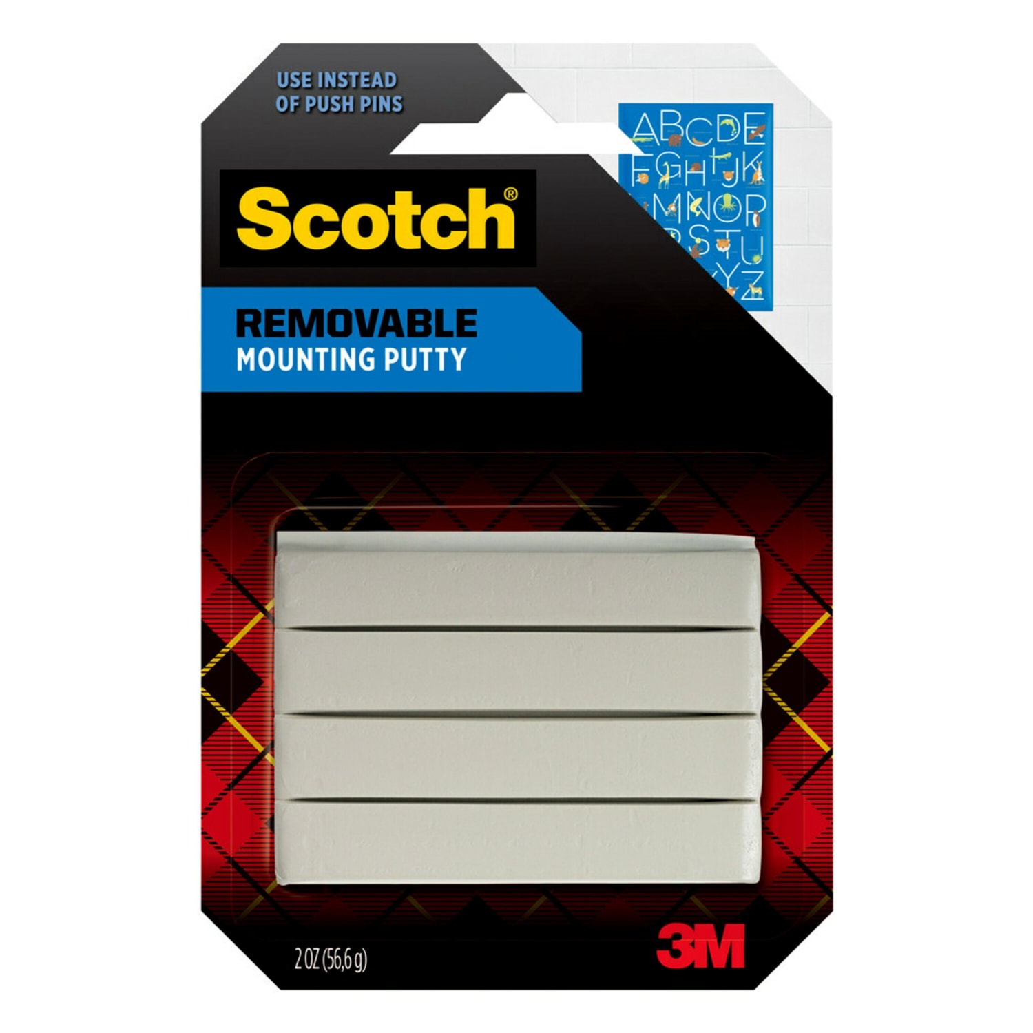 Scotch Removable Mounting Putty , 2 oz. White