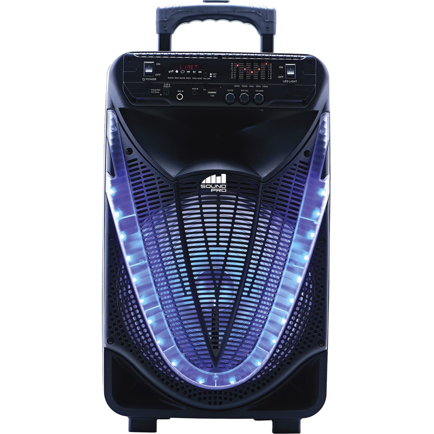 Naxa NDS-1233 Portable Bluetooth Speaker System - Black - Battery Rechargeable - USB - Image 3
