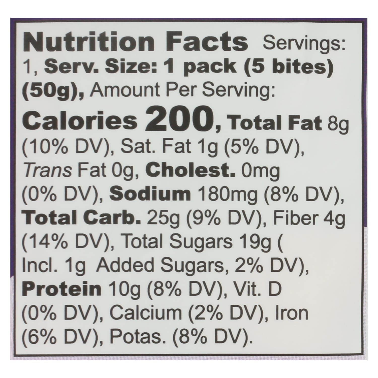 Smash Foods Superfood Snack Bites, Peanut Butter & Concord Grape Jelly, 1.8 Oz, Total Qty 8 - Image 5