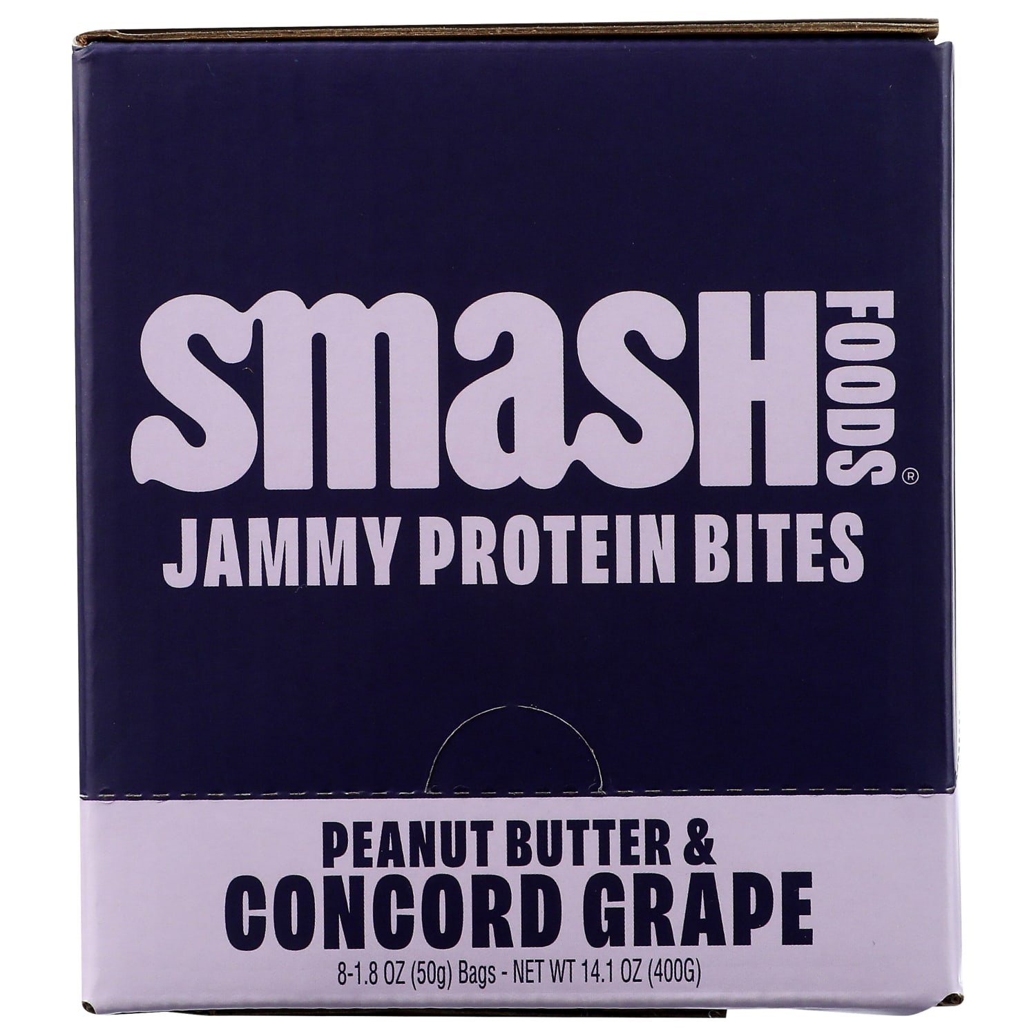 Smash Foods Superfood Snack Bites, Peanut Butter & Concord Grape Jelly, 1.8 Oz, Total Qty 8 - Image 6