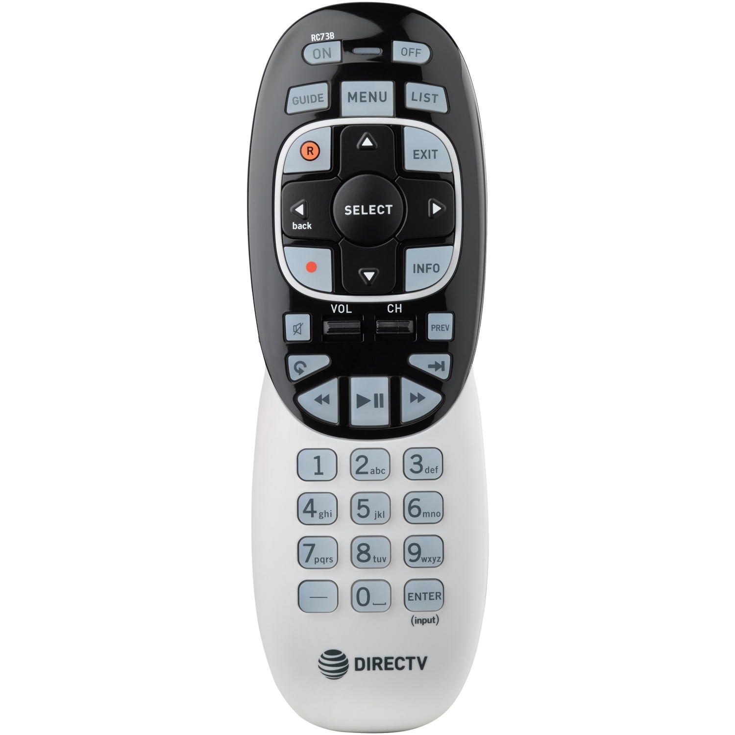 DIRECTV Universal Remote Control - For Receiver, TV, Sound Bar Speaker, Satellite Box - Infrared - 53 ft Operating Distance - RC73B - Image 3