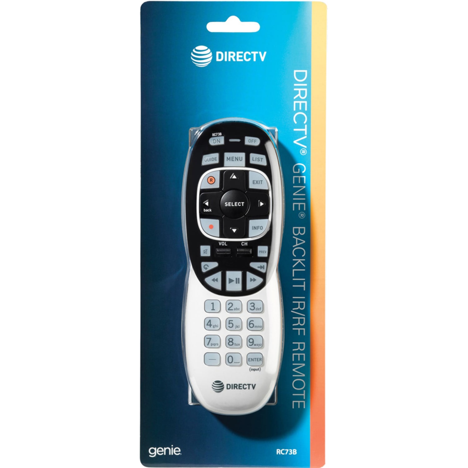 DIRECTV Universal Remote Control - For Receiver, TV, Sound Bar Speaker, Satellite Box - Infrared - 53 ft Operating Distance - RC73B - Image 5